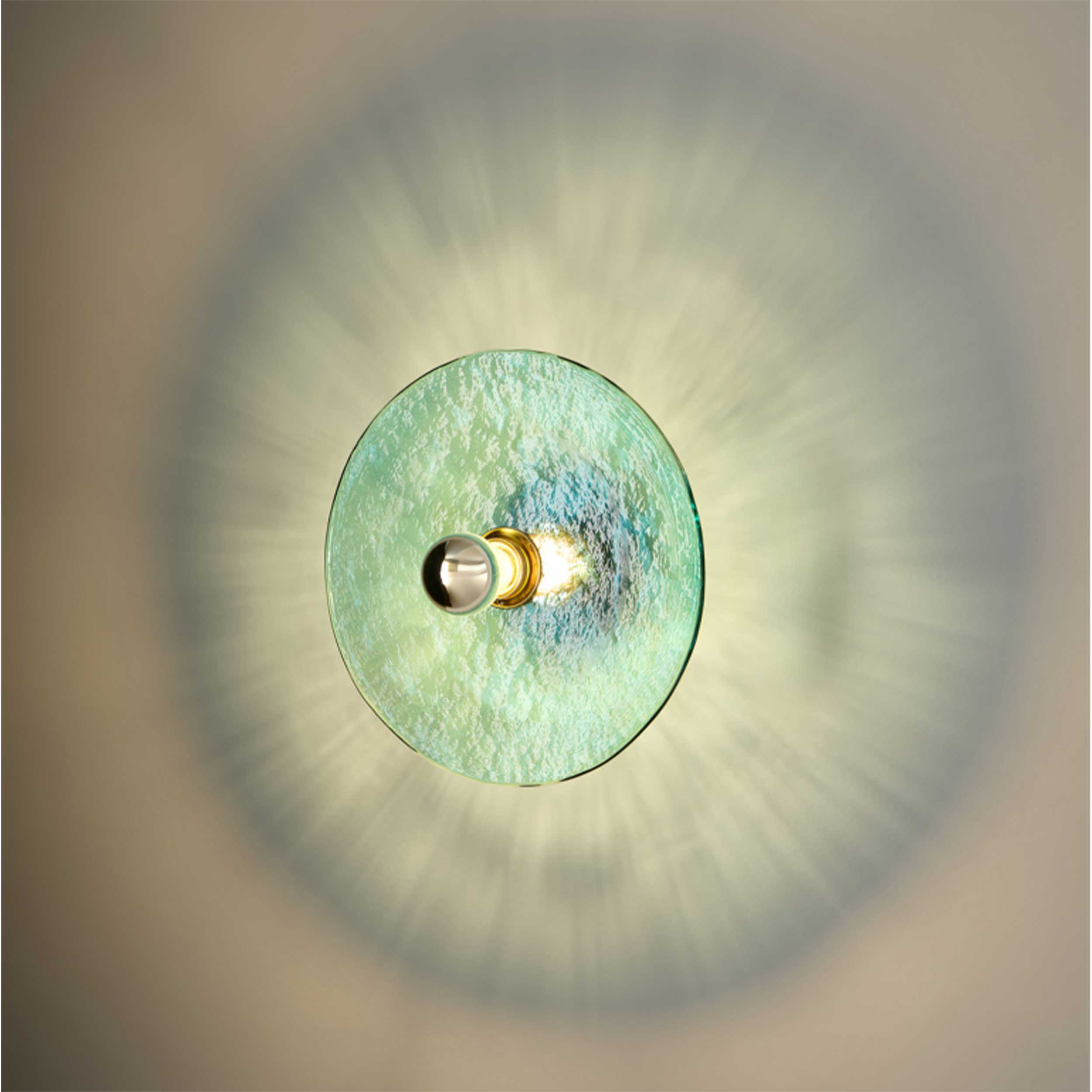 Aromas Nold E27 üveg fali lámpa