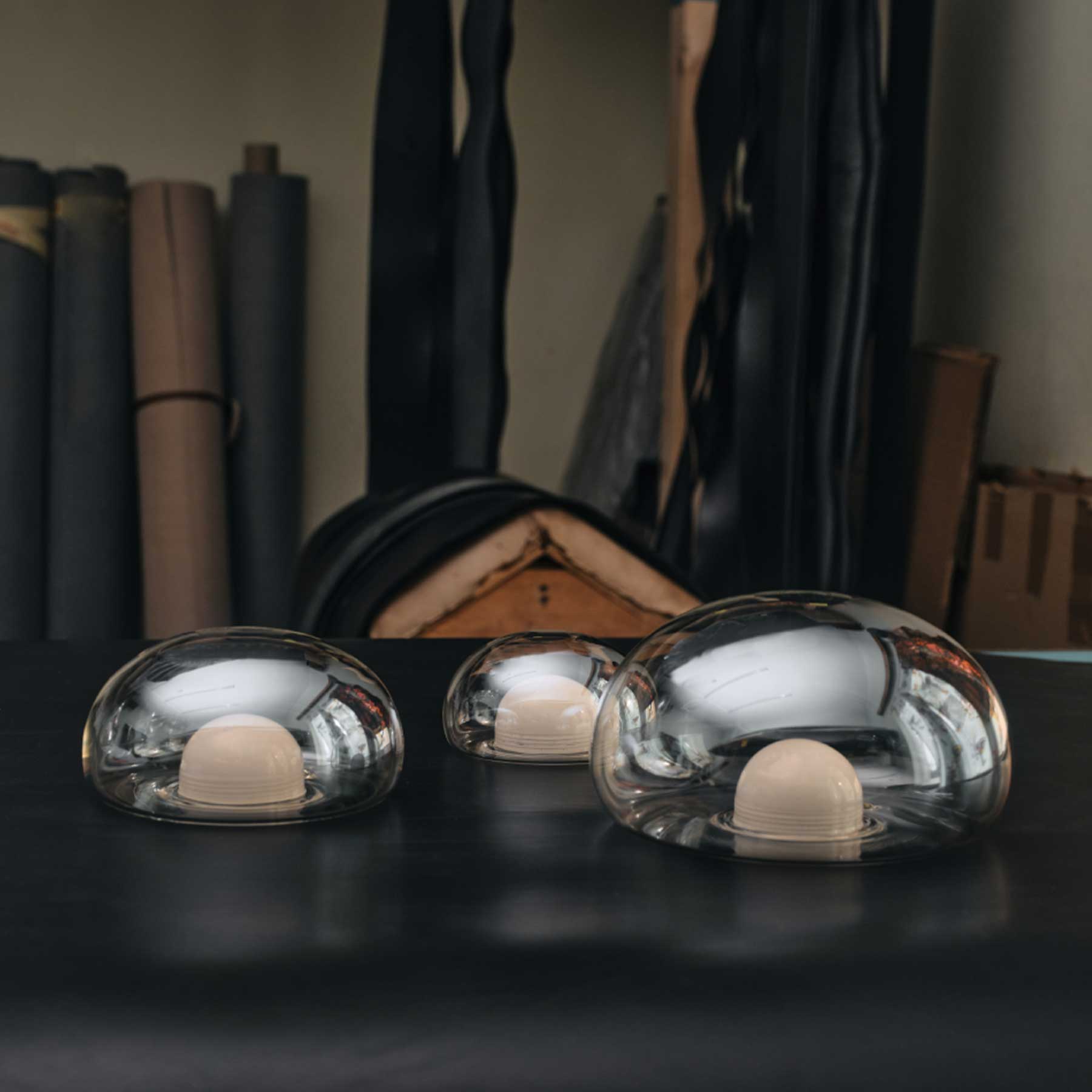 Bomma Dew Drops LED skleněné závěsné svítidlo