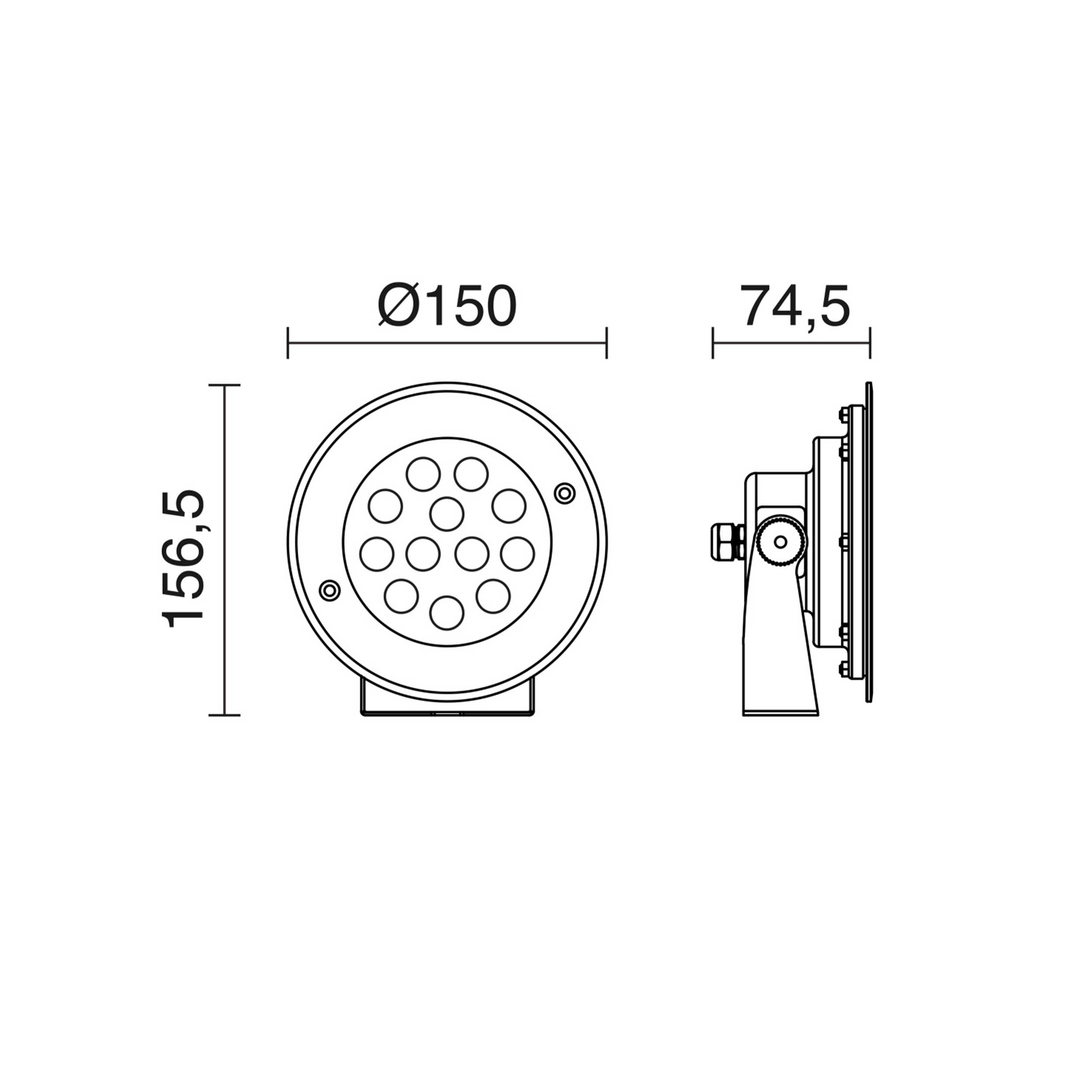 Cristher Gamble 150 LED víz alatti lámpa