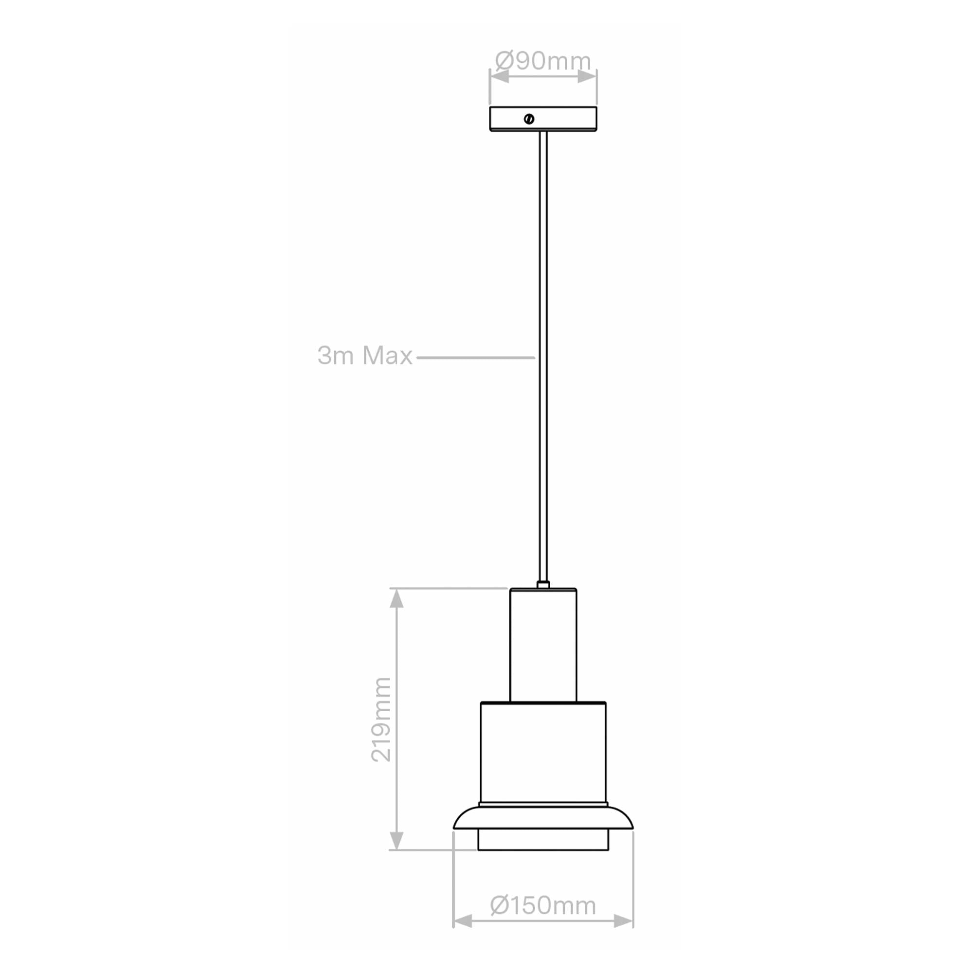 DCW édition NL 12 LED pendant light