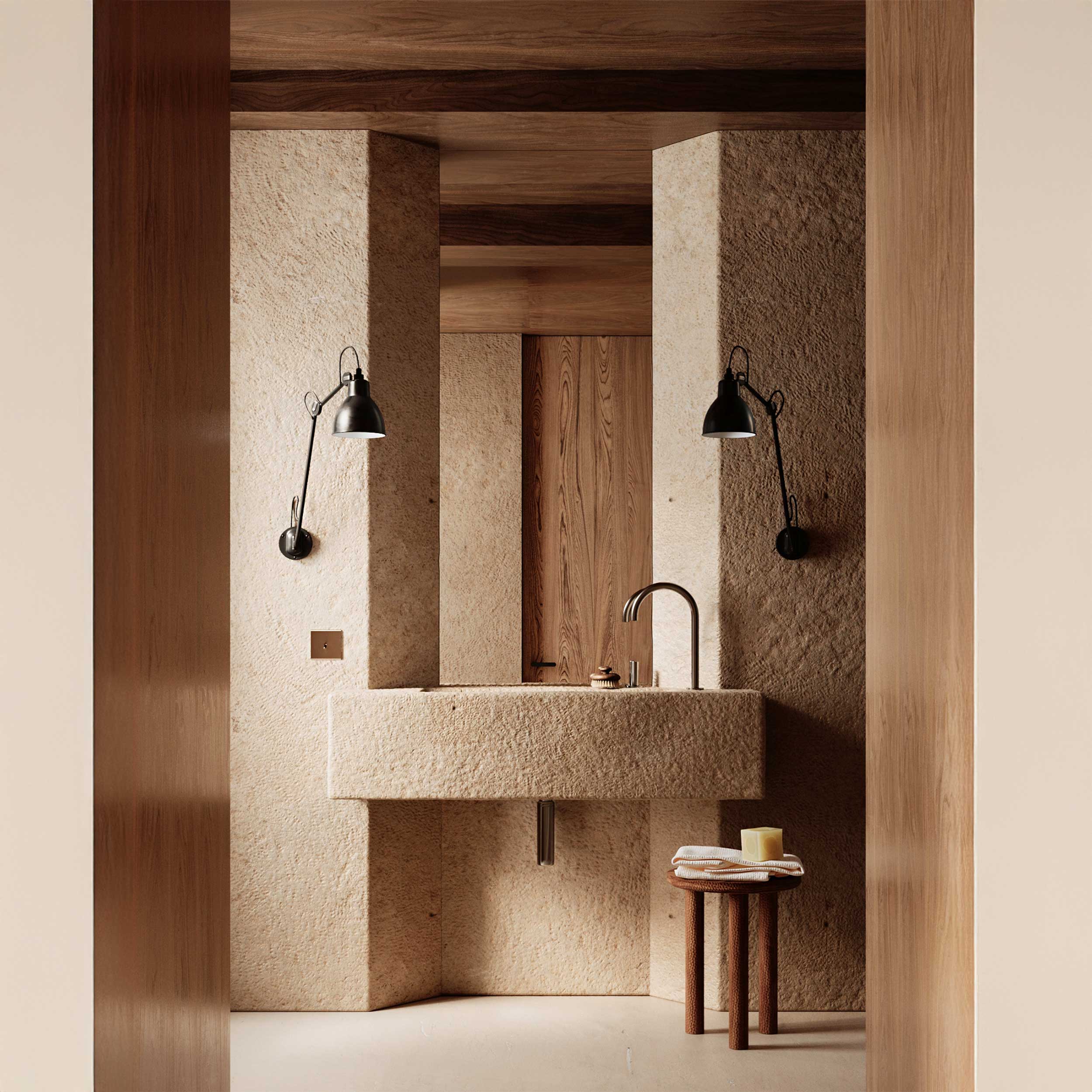 DCW éditions Lampe Gras N°122 E27 fürdőszoba lámpatest IP44