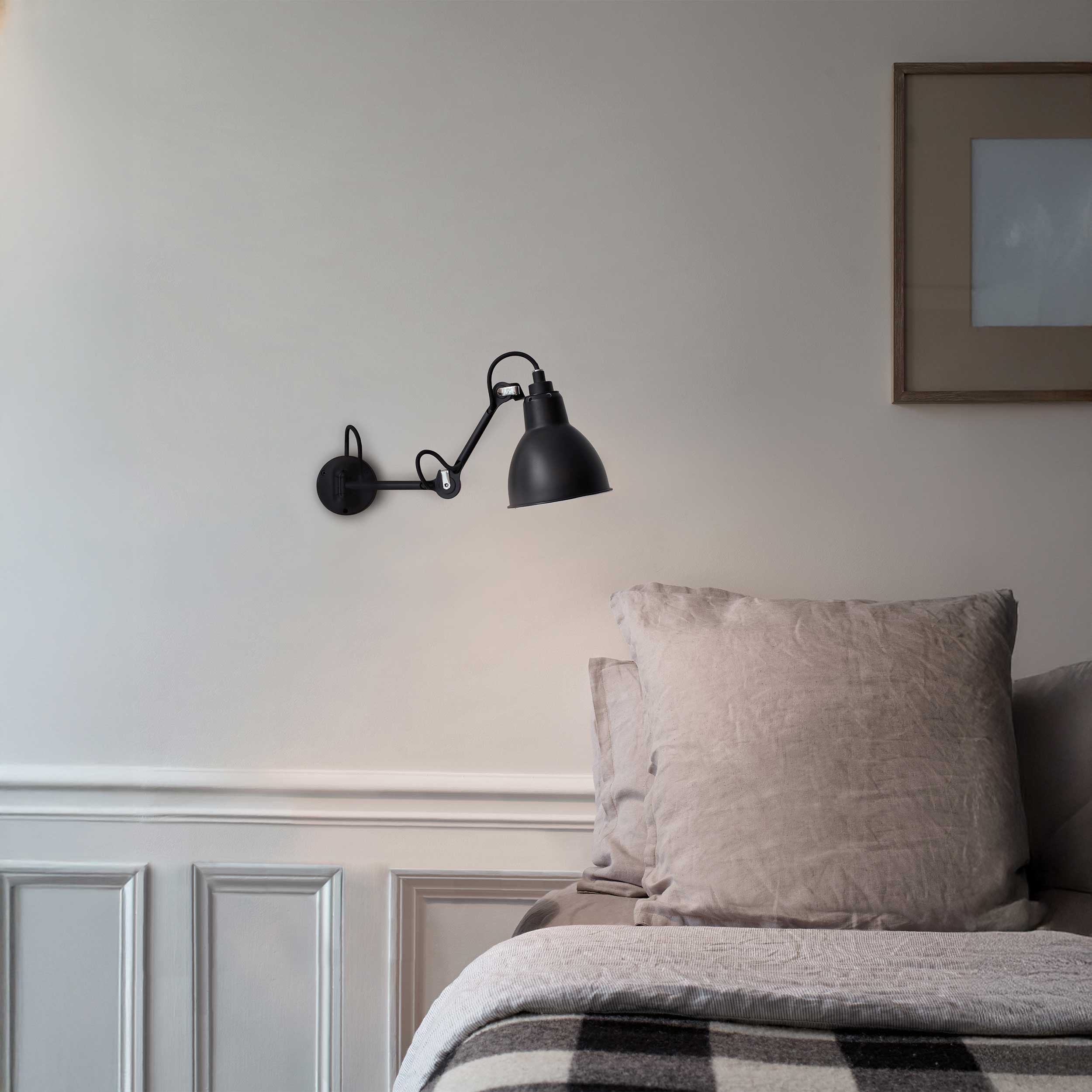 DCW éditions Lampe Gras N°204 E27 fali lámpa ágyhoz