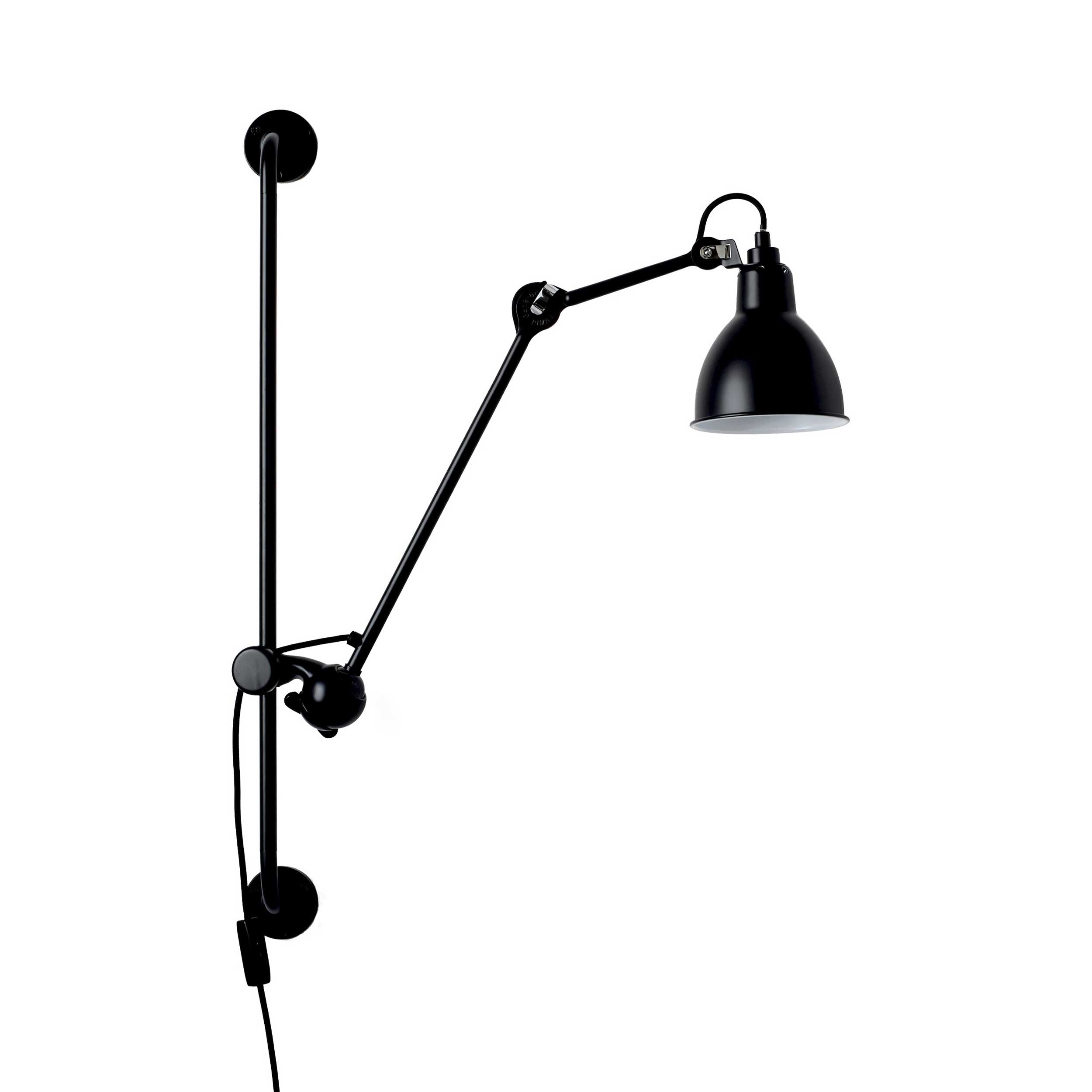 DCW éditions Lampe Gras N°210 E14 fali lámpa kapcsolóval