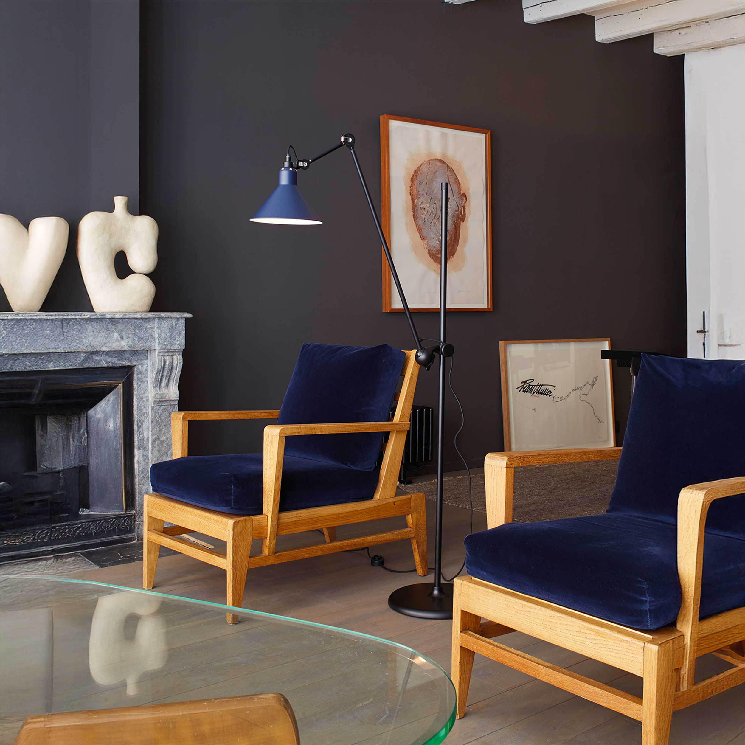 DCW éditions Lampe Gras N°215 E14 állólámpa