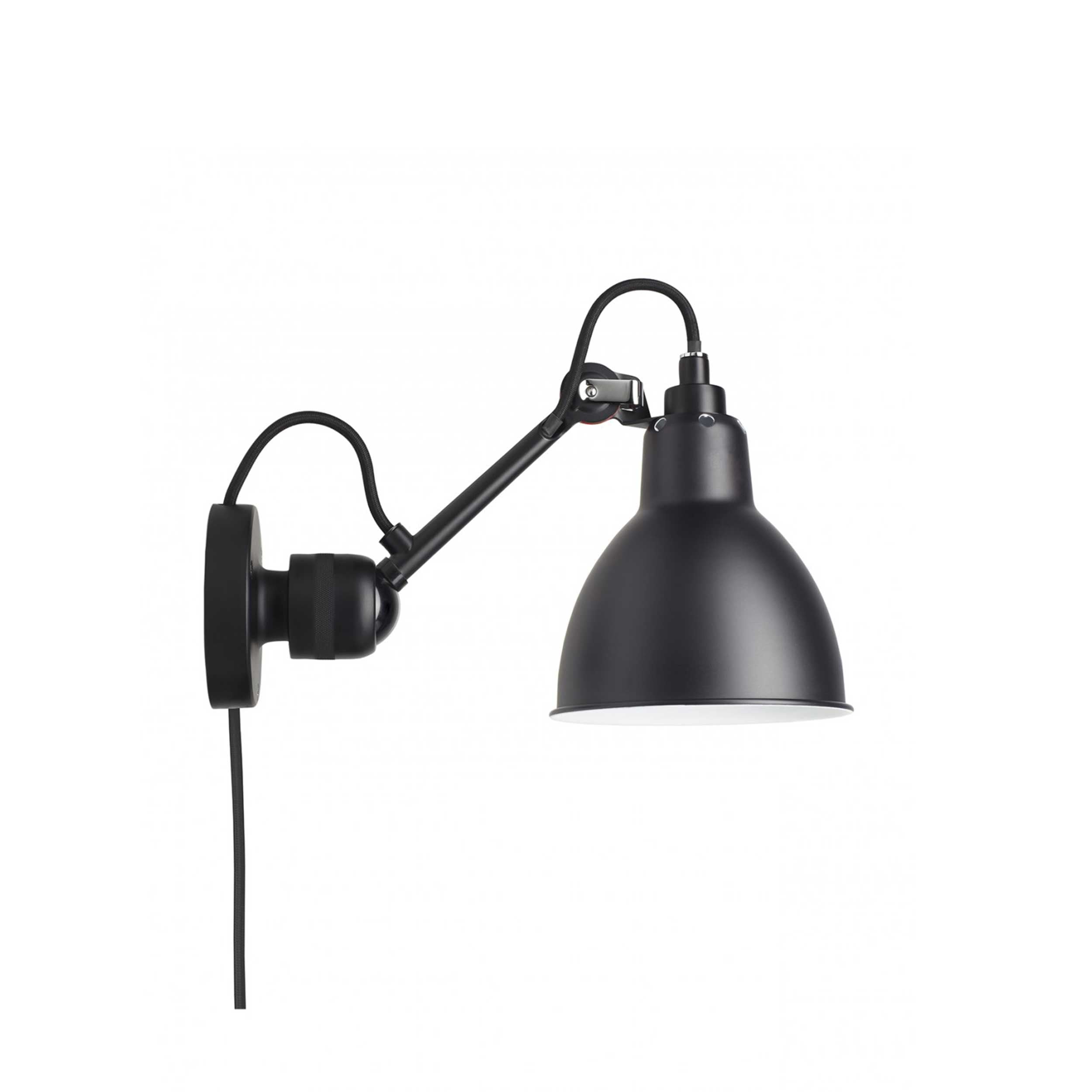 DCW éditions Lampe Gras N°304 E14 fali lámpa fekete