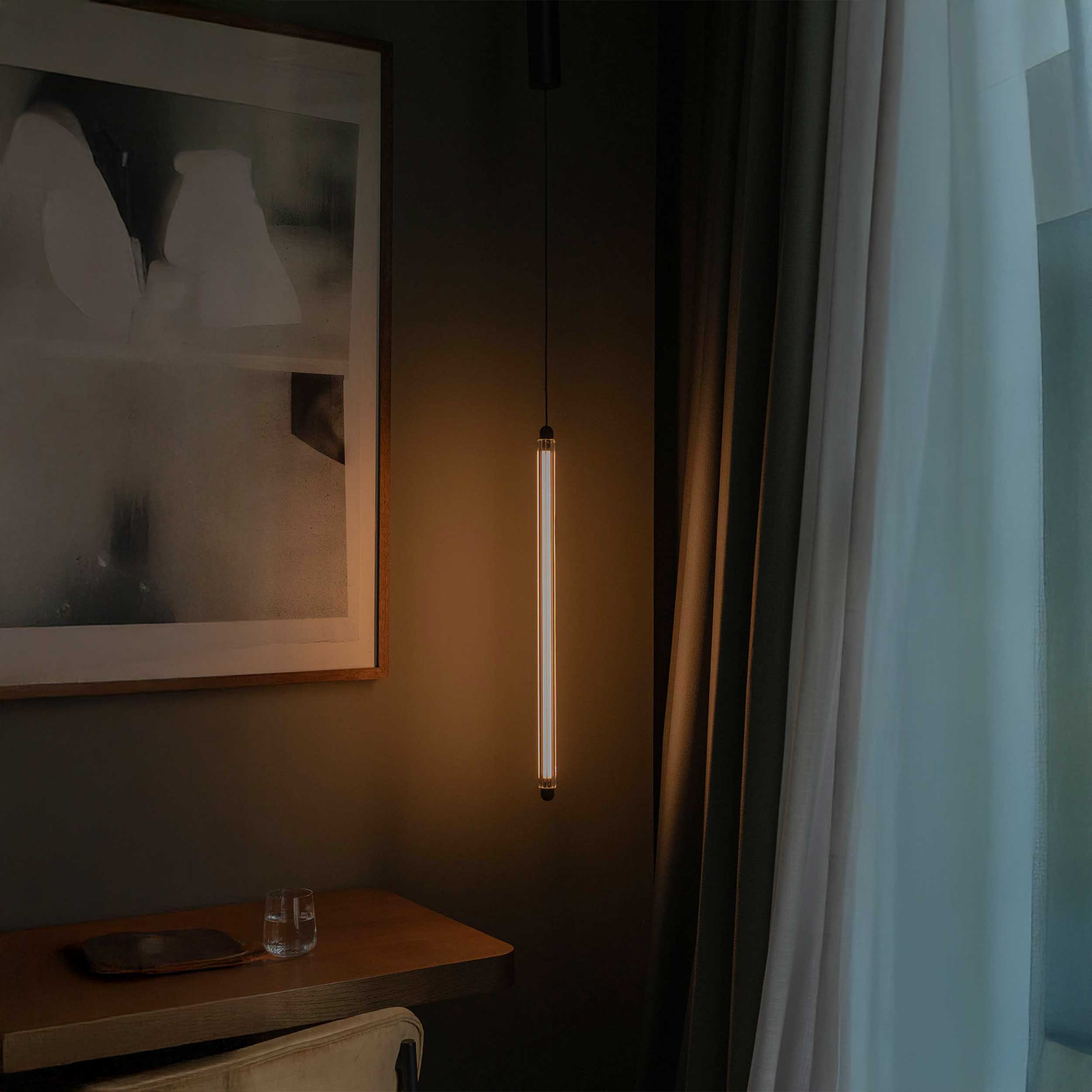 Faro Lumina LED 1L függő lámpatest függőlegesen