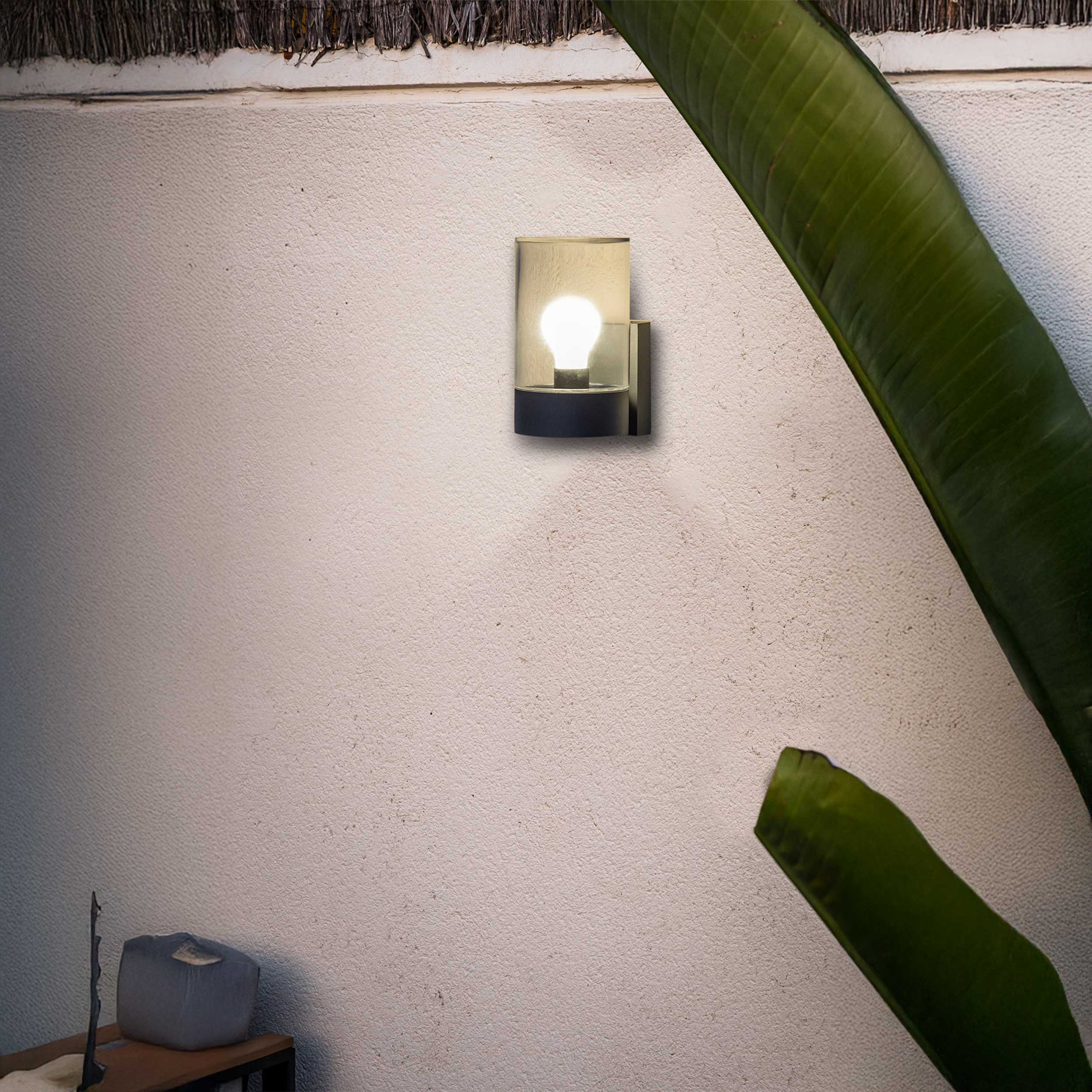 Faro Kila E27 falra szerelhető kültéri lámpatest IP65