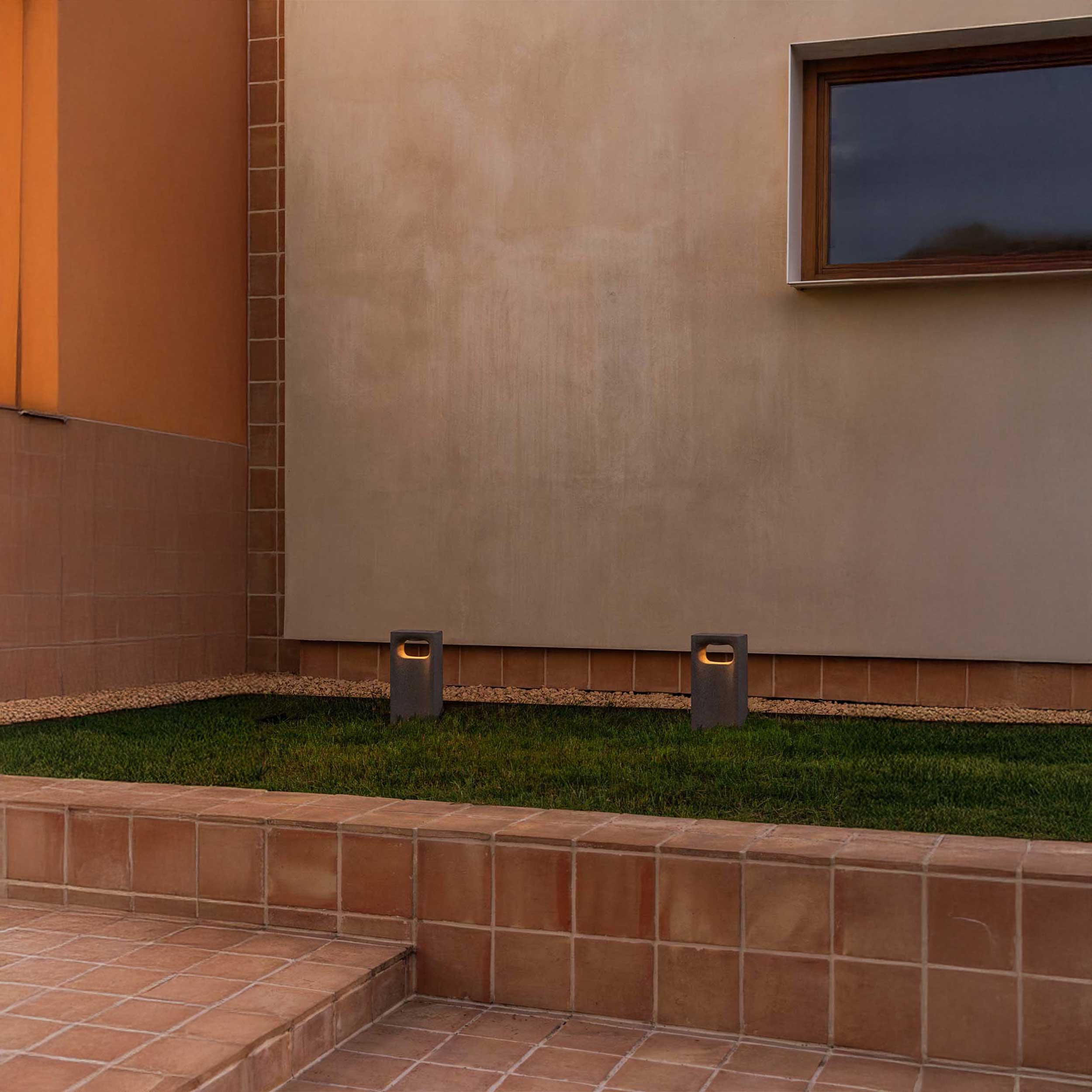 Faro Brume LED glass ceiling light IP44