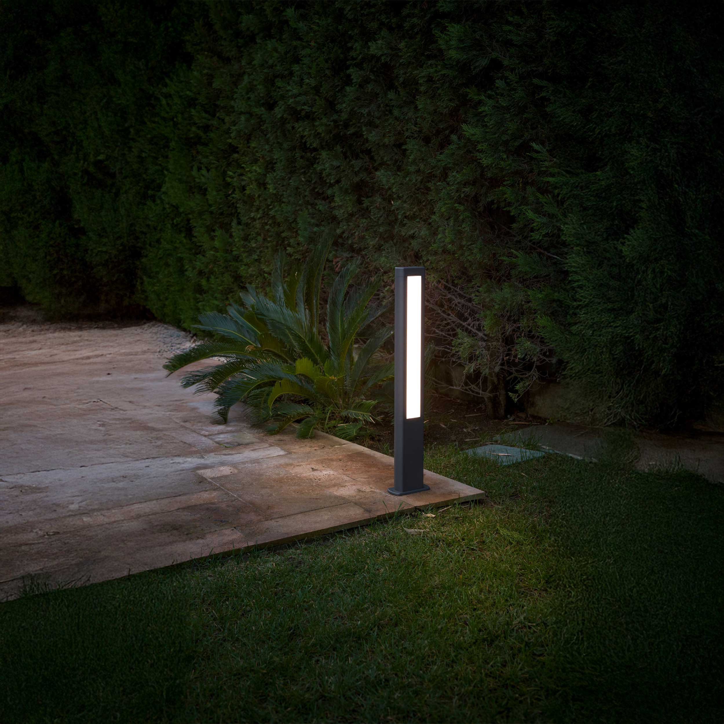 Faro Brume LED glass ceiling light IP44