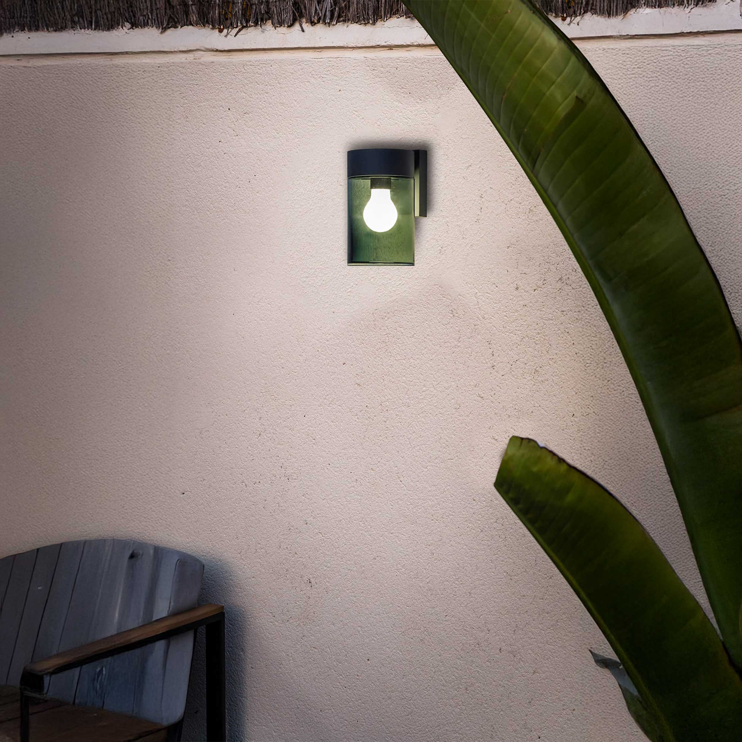 Faro Kila E27 falra szerelhető kültéri lámpatest IP65