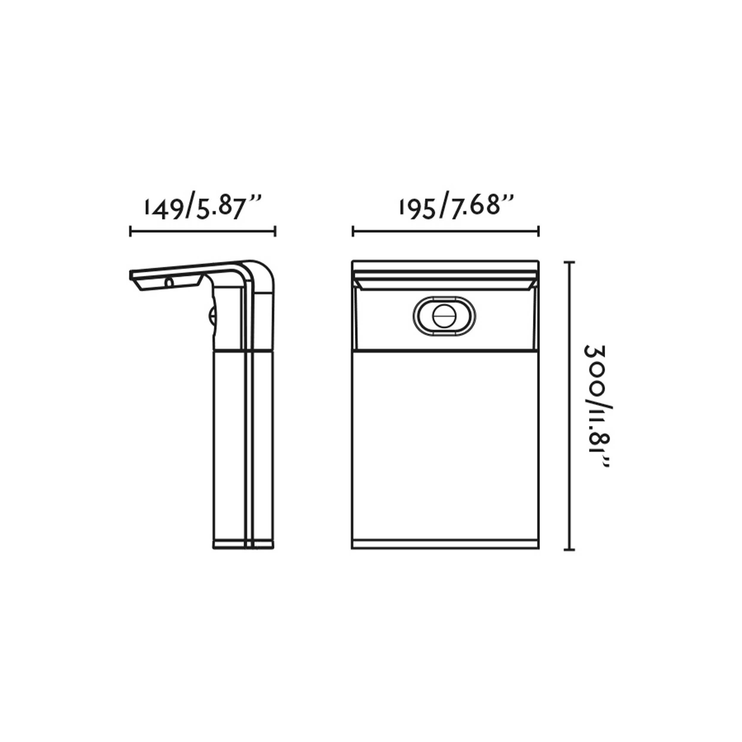 Faro Luma LED oszlopos kültéri lámpatest IP65