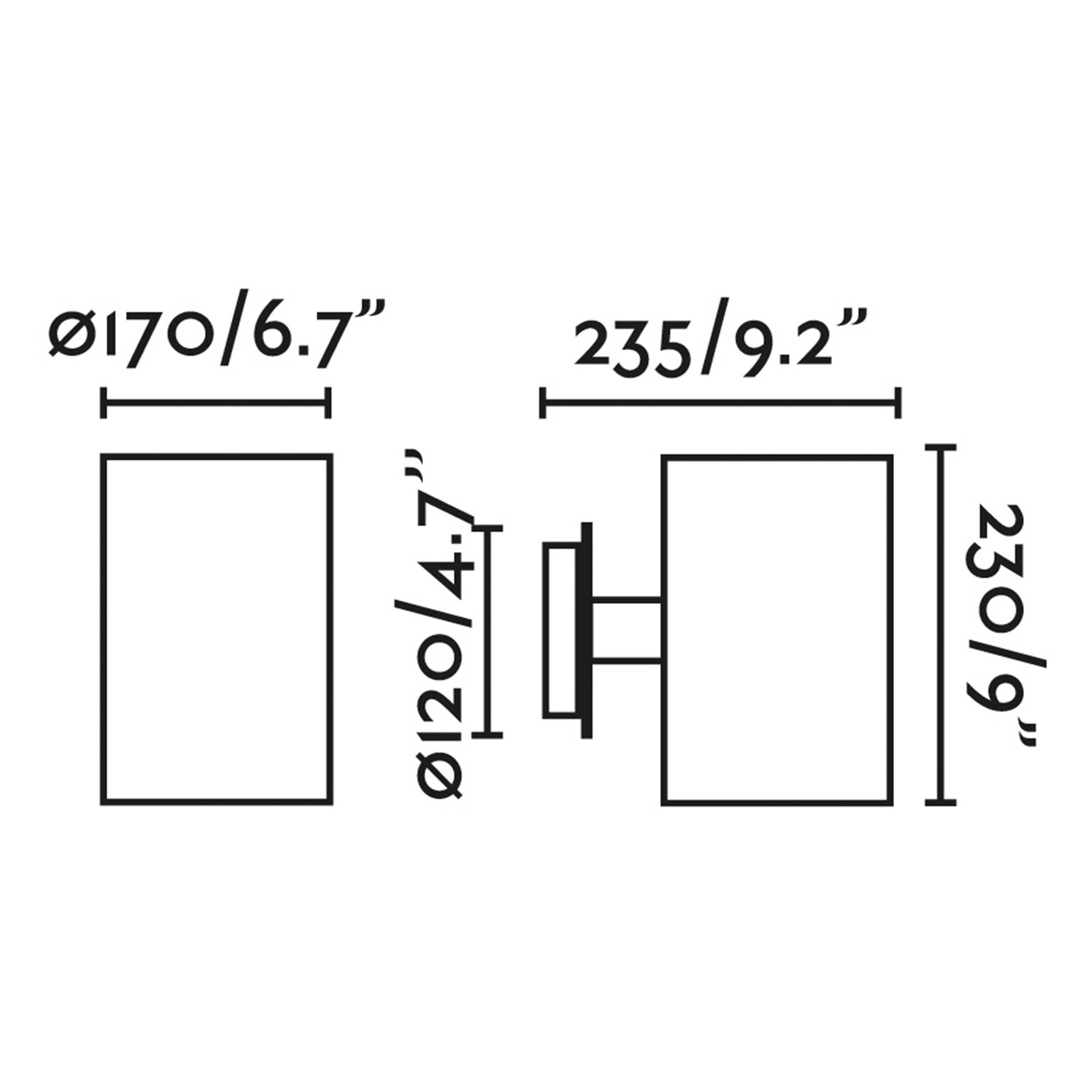 Faro Guadalupe E27 fali lámpa