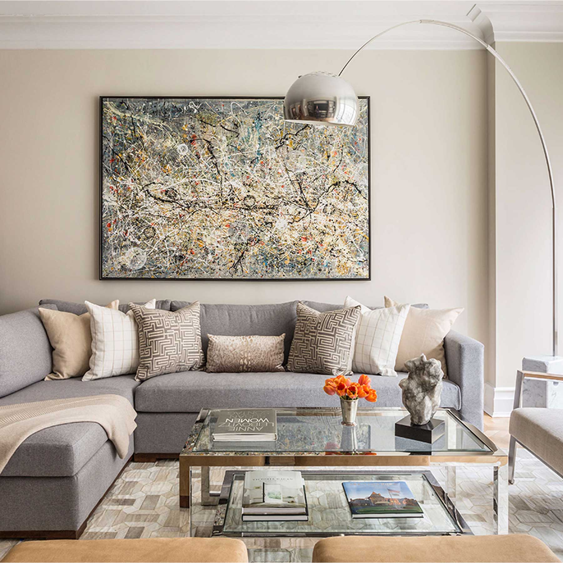 Flos Arco LED ikonická oblouková lampa