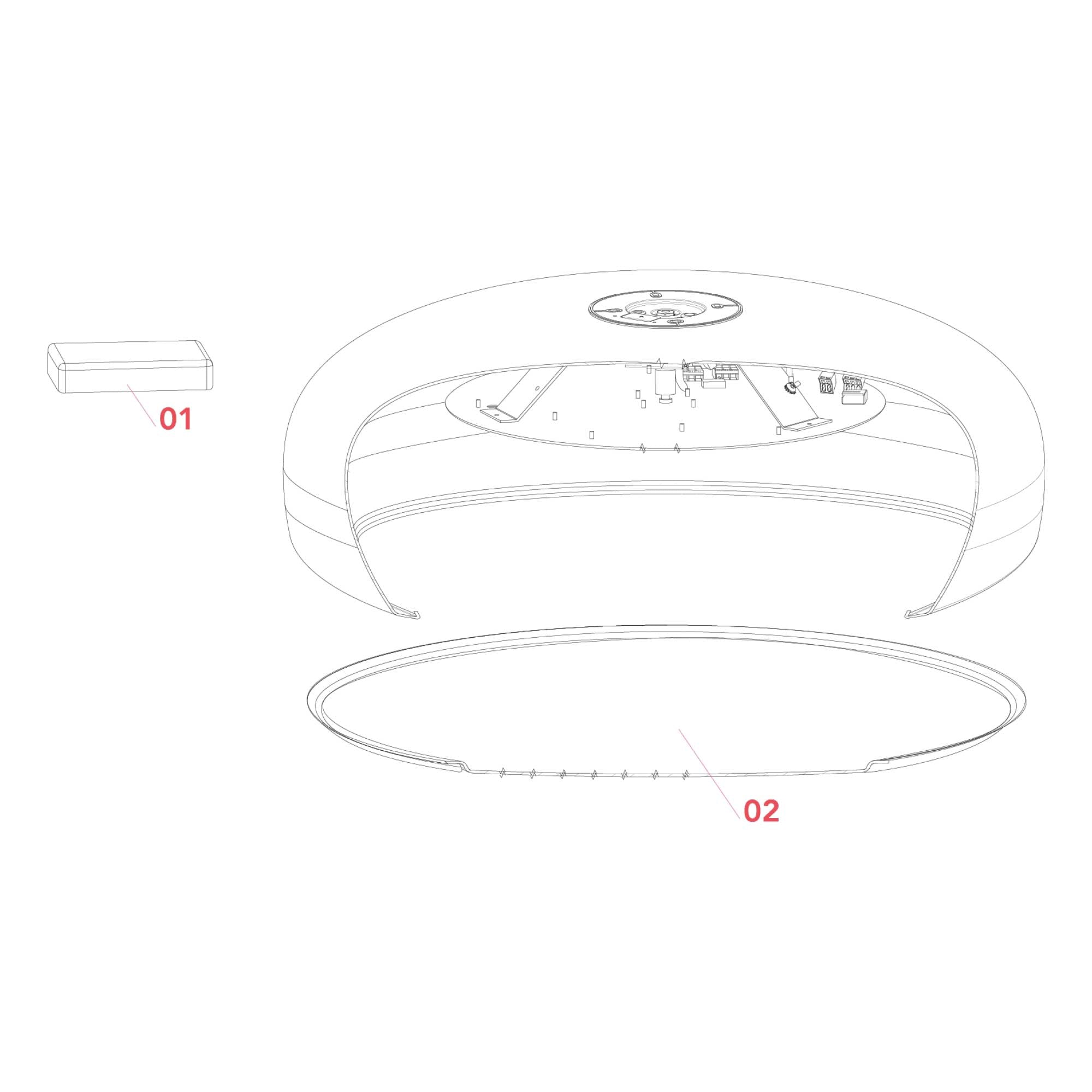 Flos Smithfield Pro LED stropní svítidlo