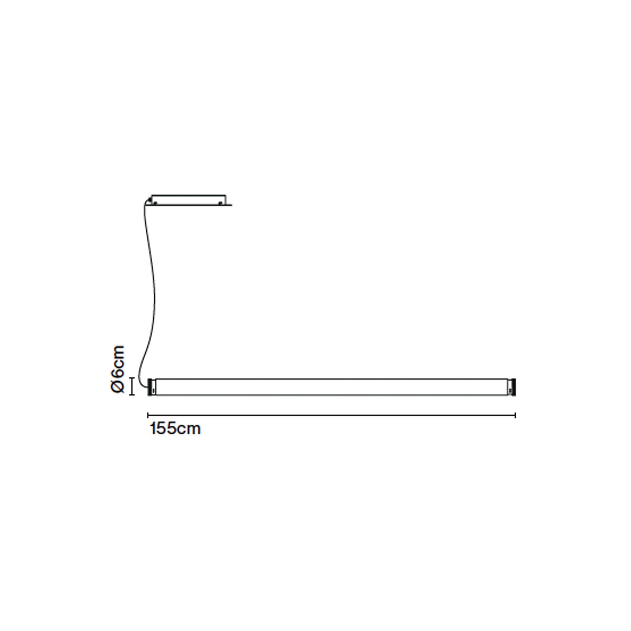 Marset Fris Pro LED 155 függesztett lineáris lámpa
