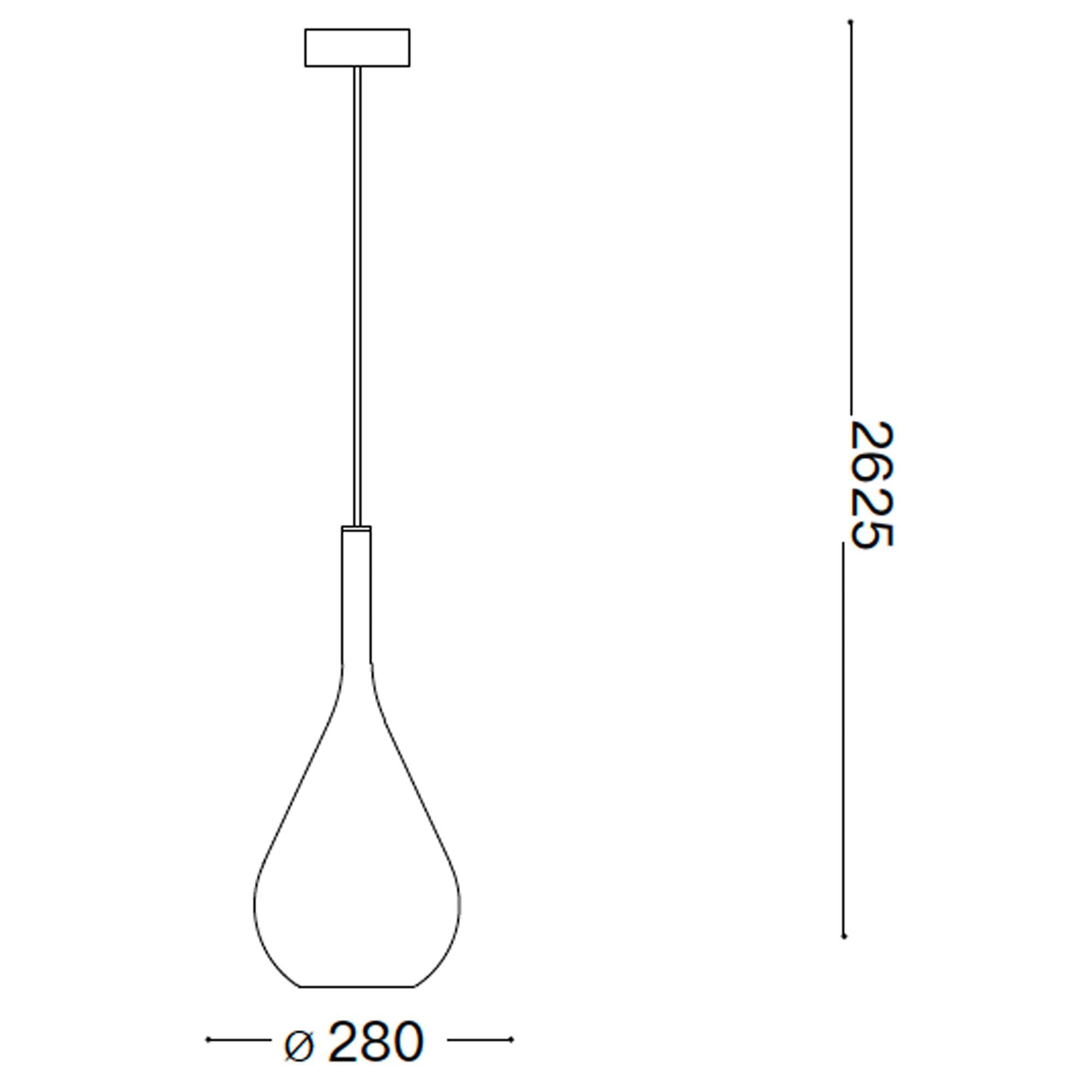 Ideal Lux Kalique E27 závěsné svítidlo