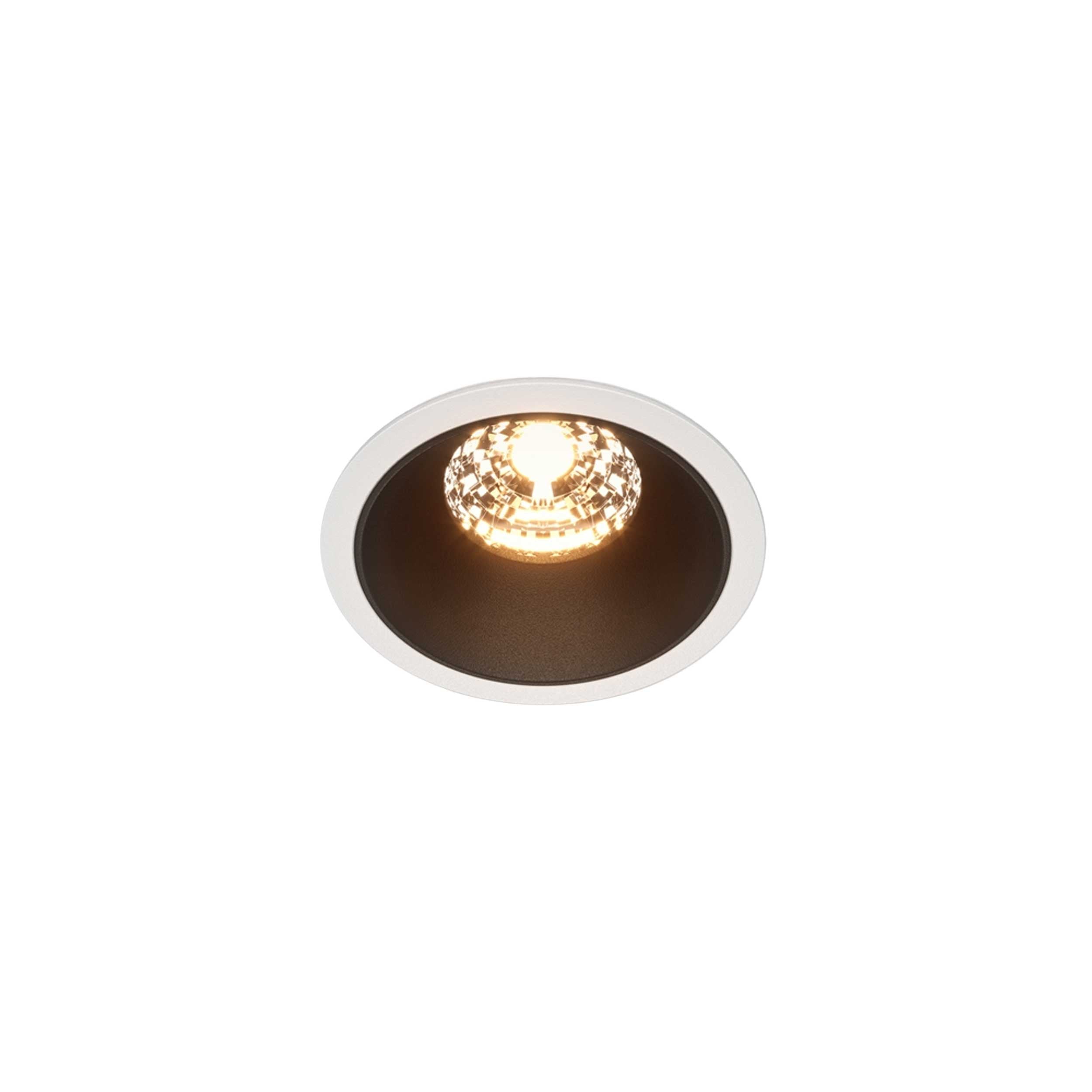 Maytoni Alfa LED 36° süllyesztett kör alakú lámpa, fekete