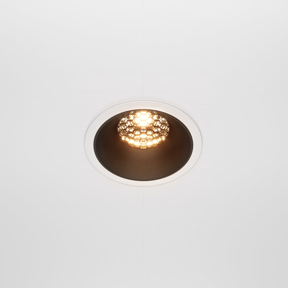 Maytoni Alfa LED 36° süllyesztett kör alakú lámpa, fekete