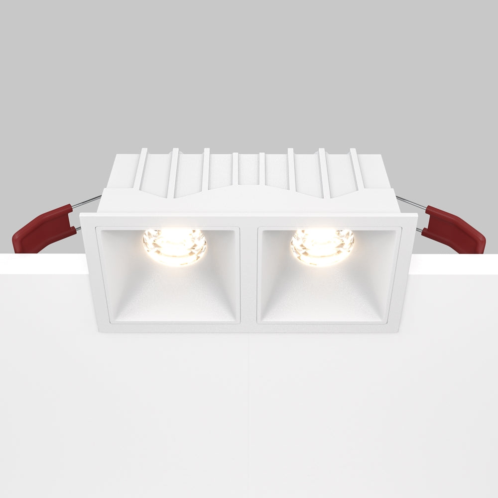 Maytoni Alfa LED 10W 36° süllyesztett négyzet alakú lámpa, fehér