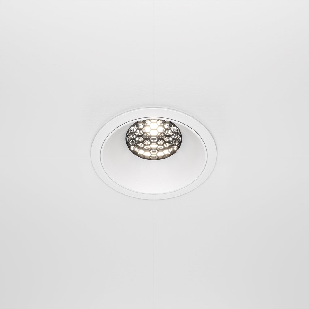 Maytoni Alfa LED 36° süllyesztett kör alakú lámpa, fehér