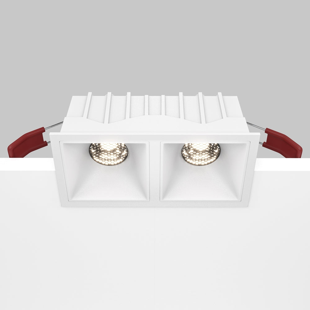 Maytoni Alfa LED 10W 36° süllyesztett négyzet alakú lámpa, fehér