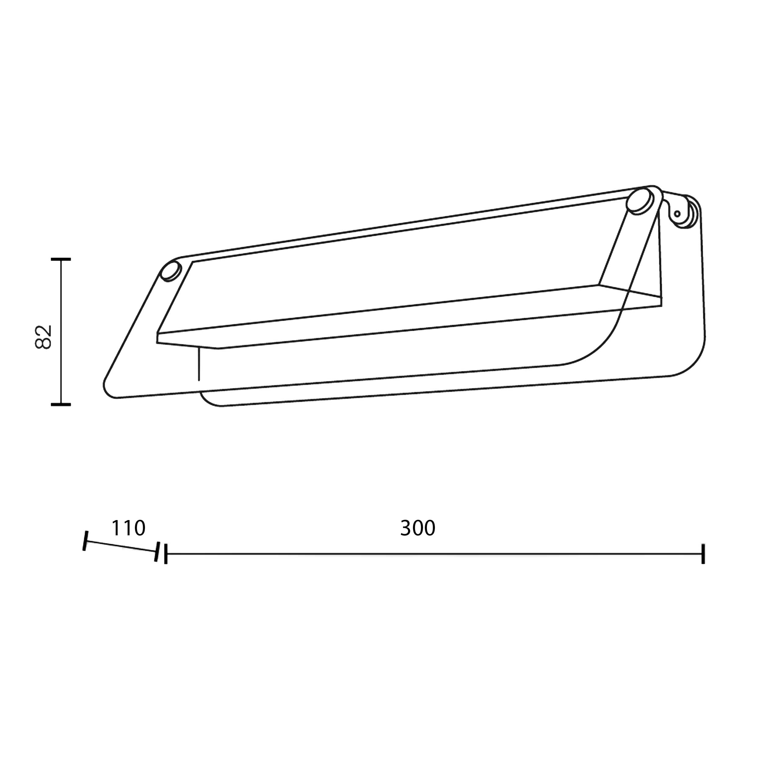 Maytoni Flat LED fali lámpa