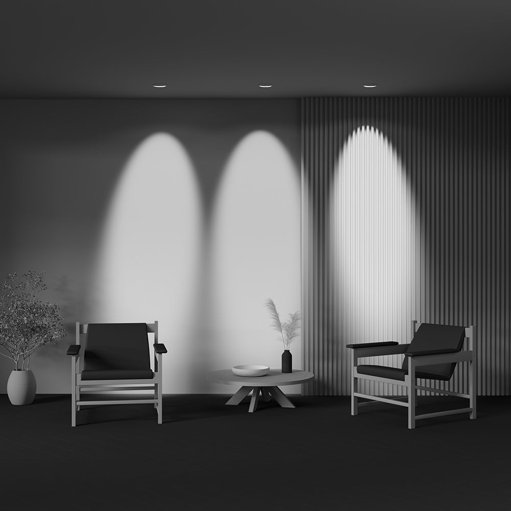 Maytoni downlight Lens LED 3000K 12W 70° süllyesztett kör alakú lámpatest