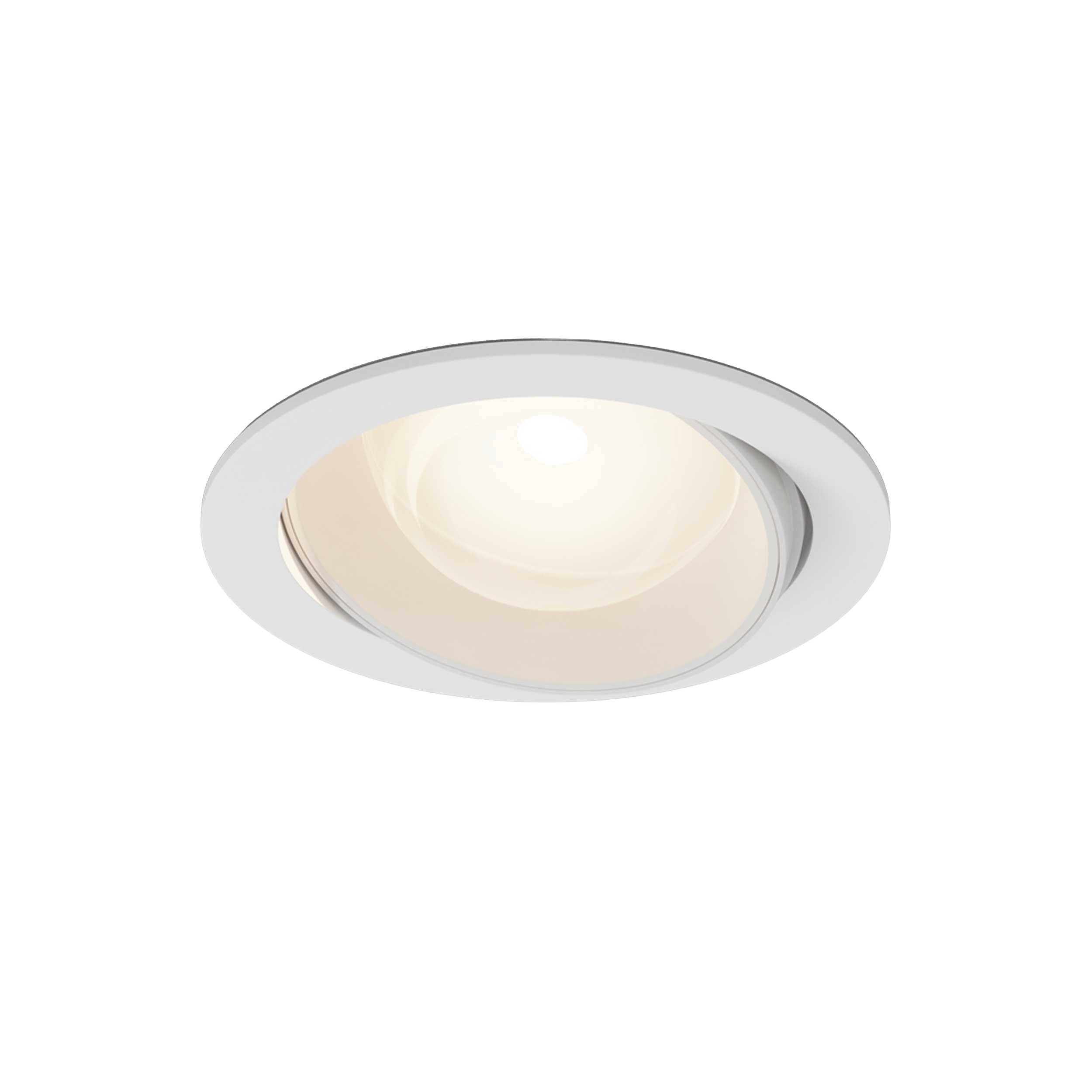 Maytoni downlight Lens LED 3000K 12W 70° süllyesztett kör alakú lámpatest