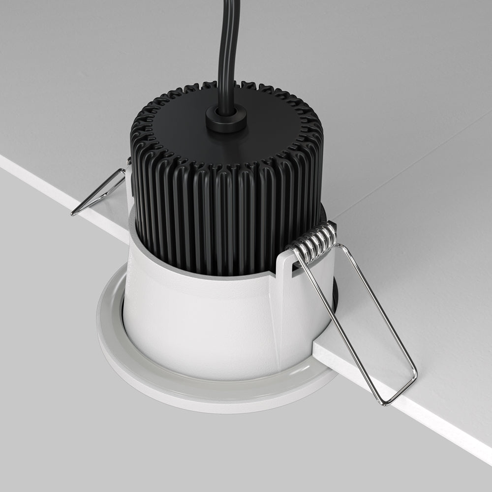 Maytoni Zoom LED 60° süllyesztett kör alakú lámpa, fehér