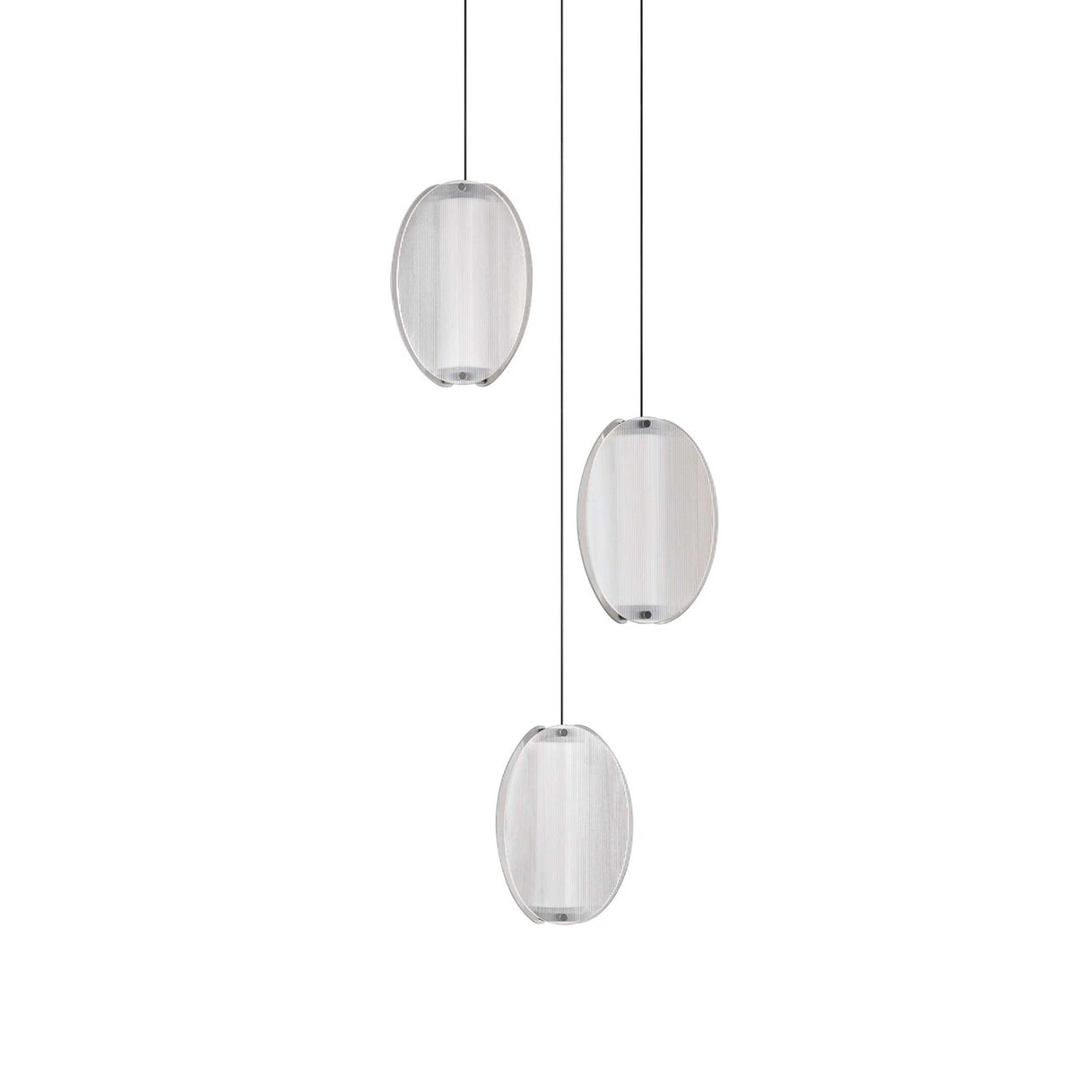 Nova Luce Noir LED függesztett lámpa, függőleges