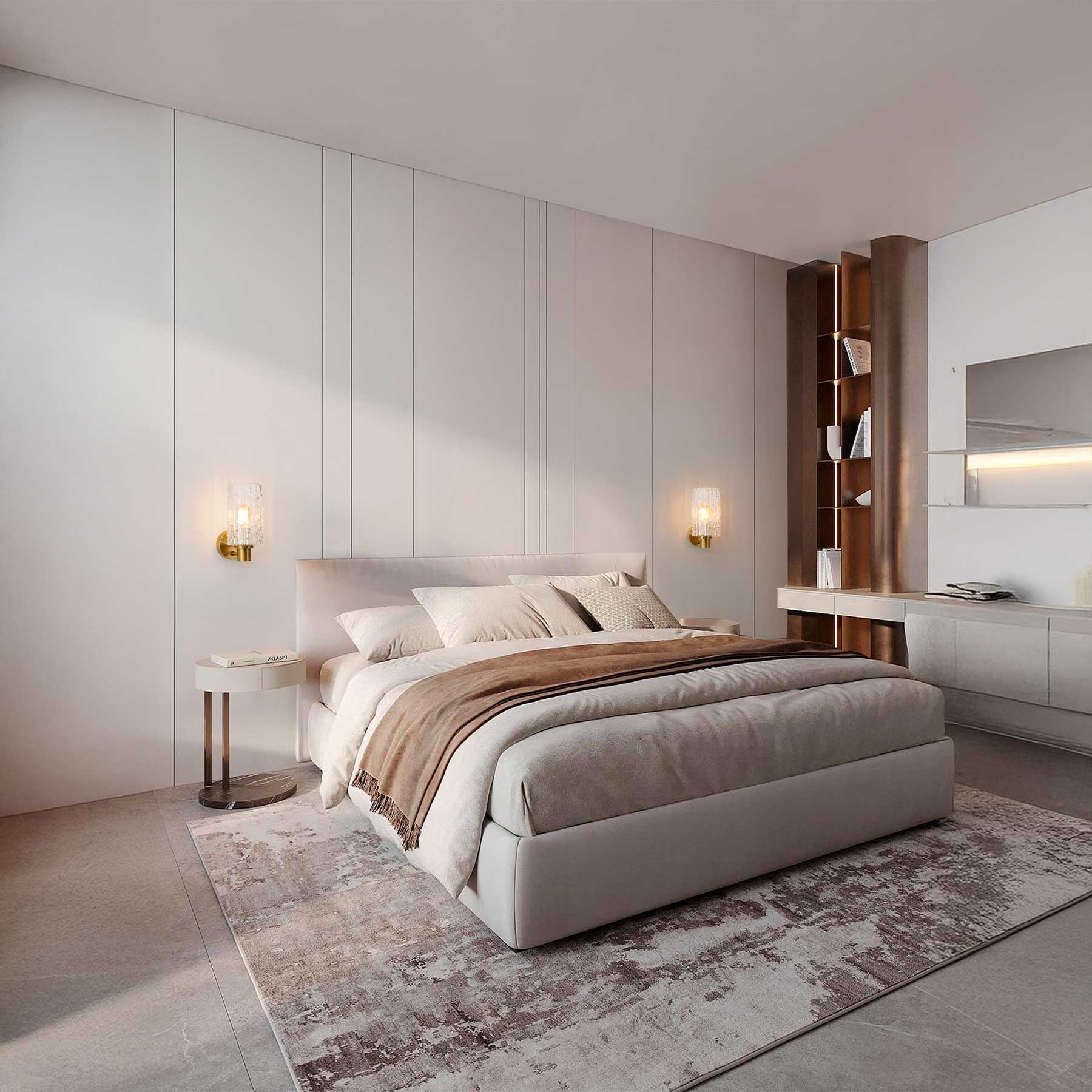 Nova Luce Certa E27 skleněné nástěnné svítidlo