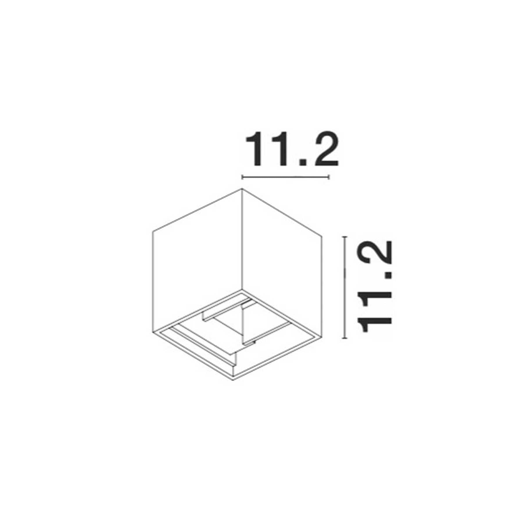 Nova Luce Como LED nástěnné svítidlo IP65