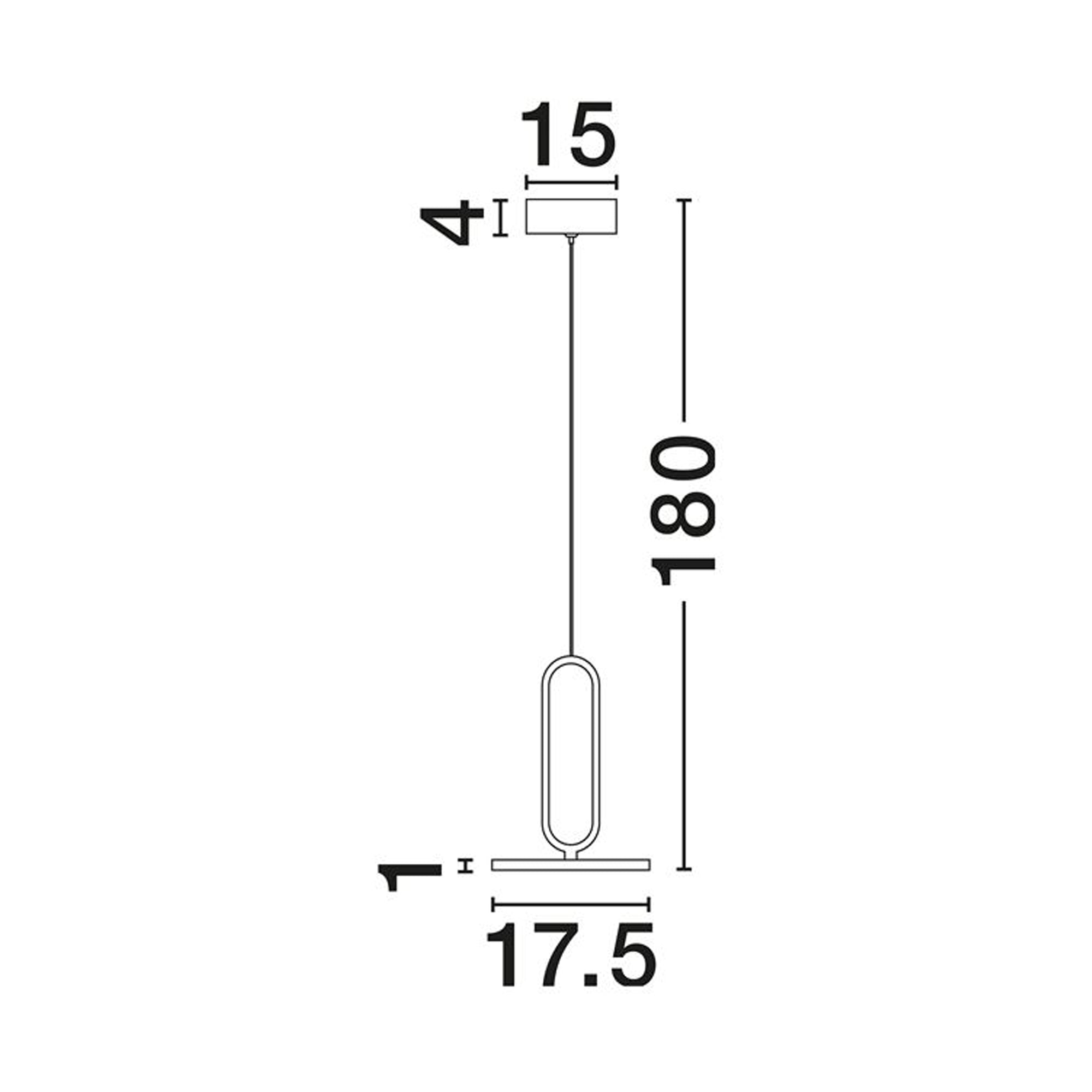 Nova Luce Gea S LED závěsné svítidlo