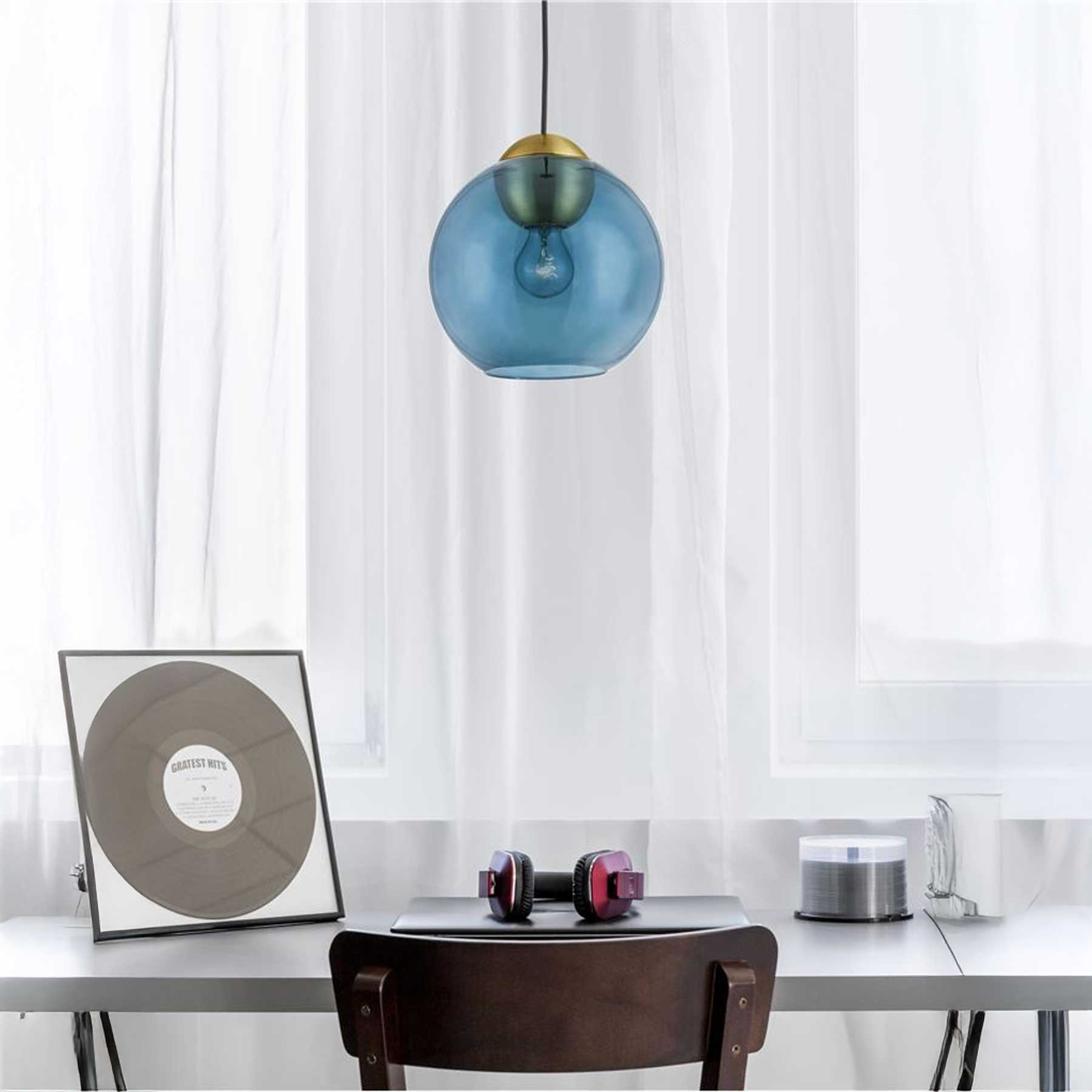 Nova Luce Midori E27 závěsné skleněné svítidlo