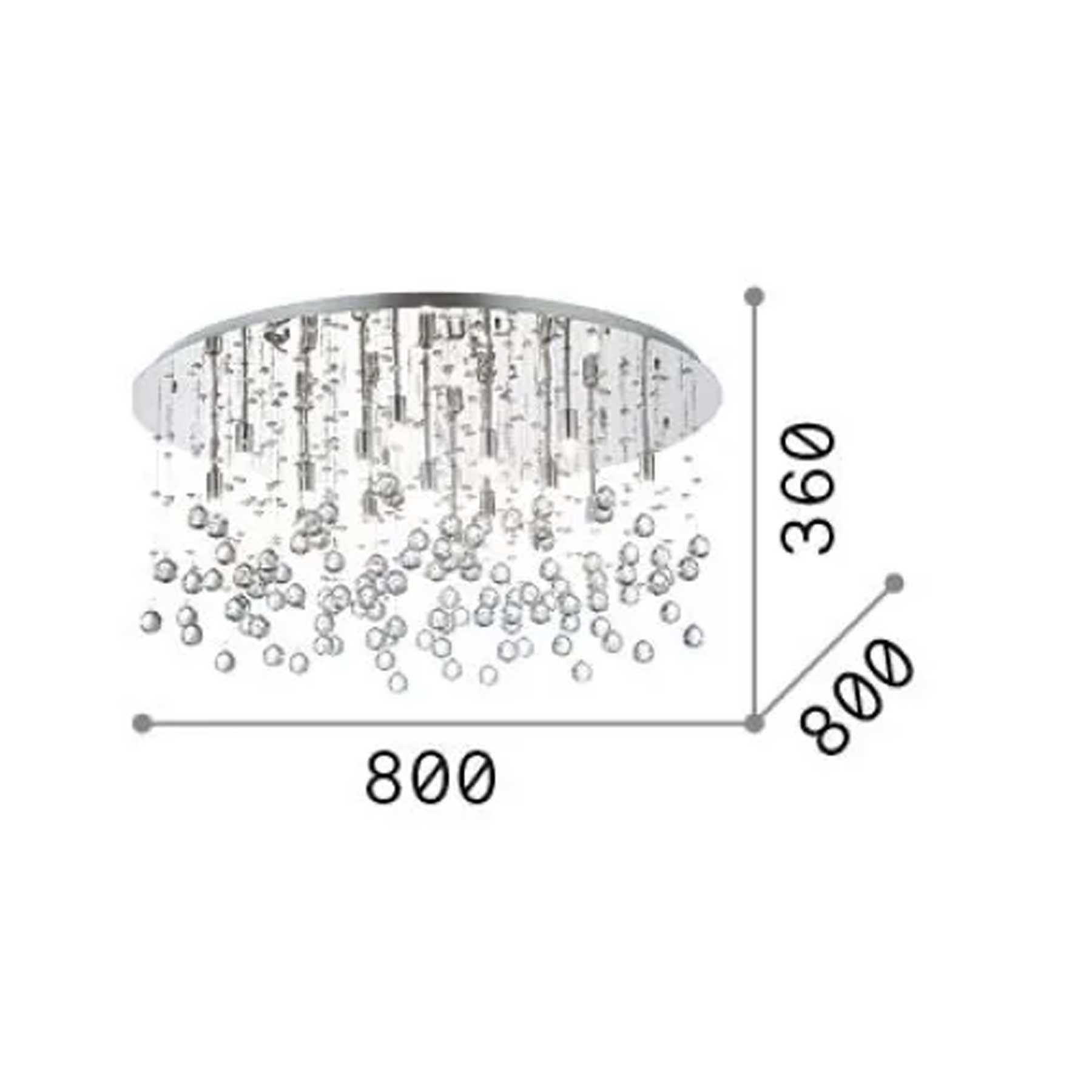 Ideal Lux Moonlight G9 stropní svítidlo