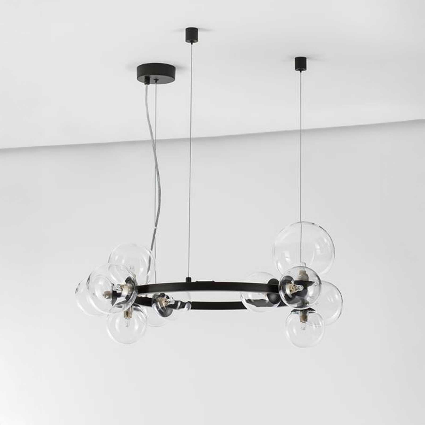 Nova Luce Odillia G9 závěsný kruhový lustr