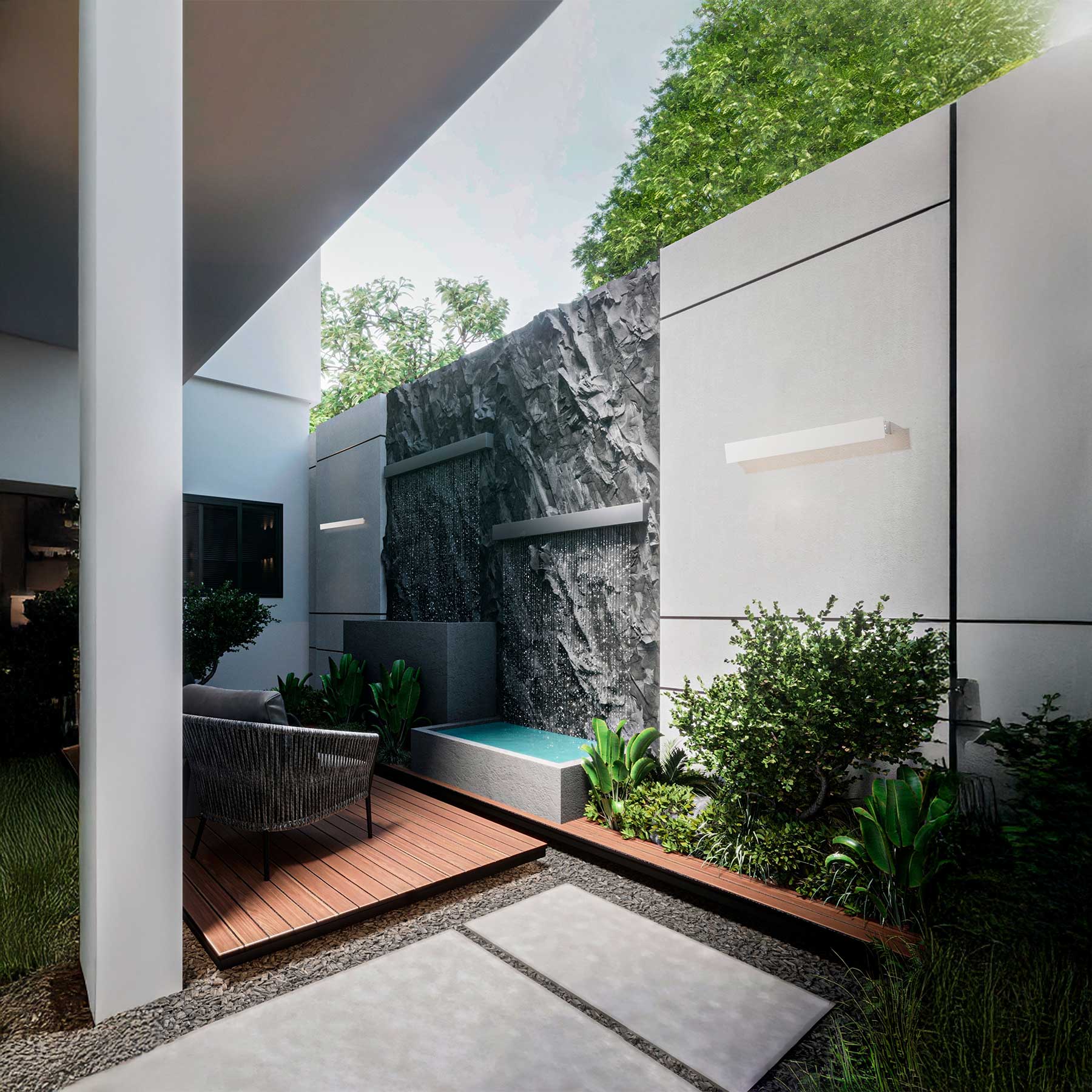 Nova Luce Path LED nástěnné svítidlo IP65