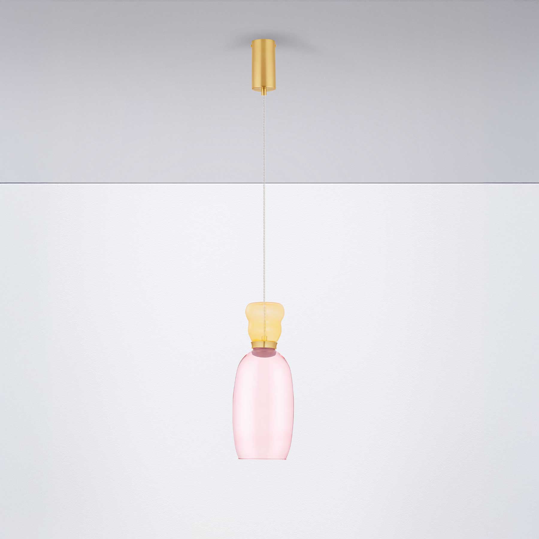 Nova Luce Pluma LED skleněné závěsné svítidlo