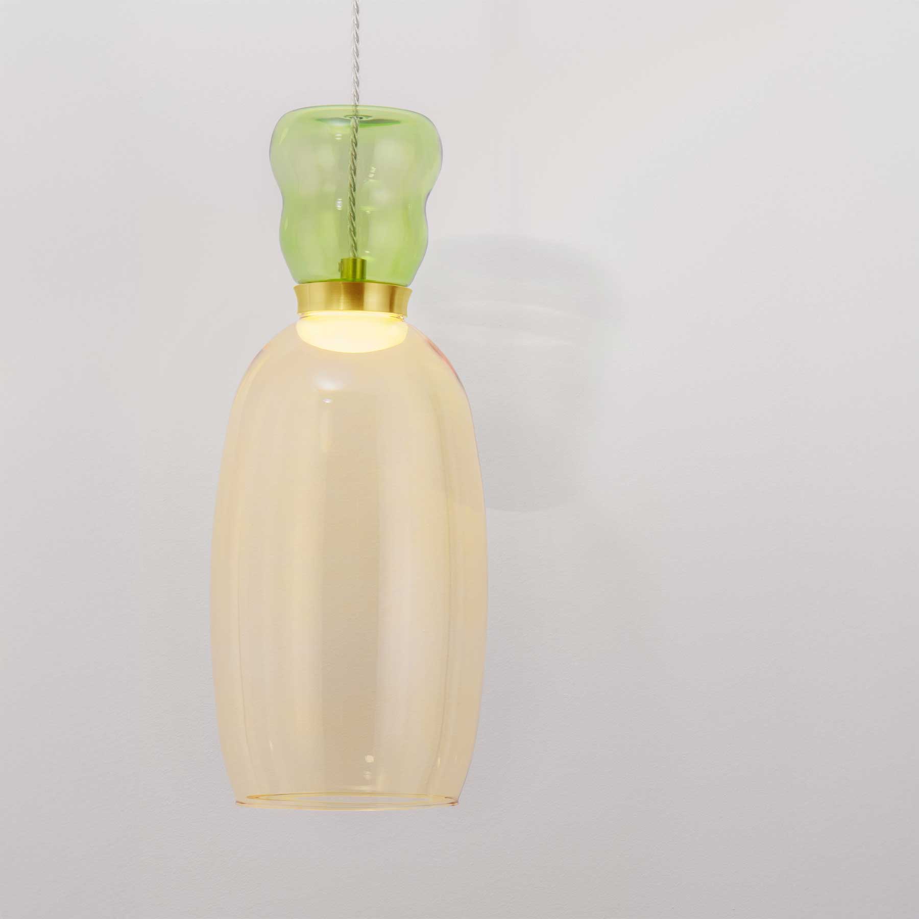 Nova Luce Pluma LED skleněné závěsné svítidlo