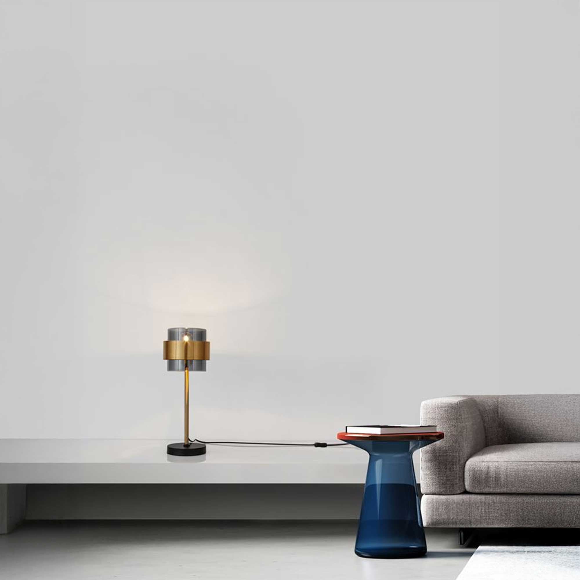 Nova Luce Sianna E27 üveg asztali lámpa