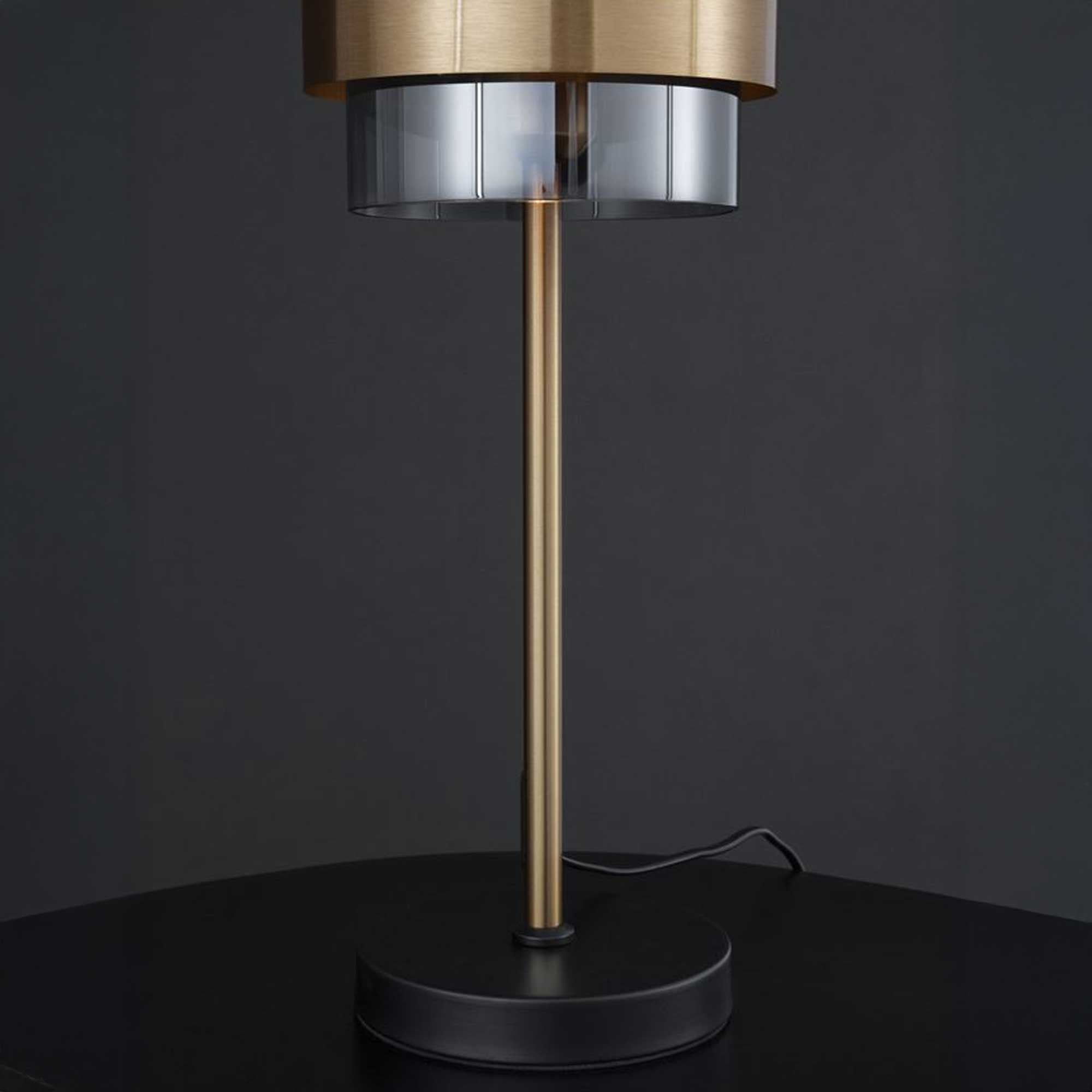 Nova Luce Sianna E27 üveg asztali lámpa