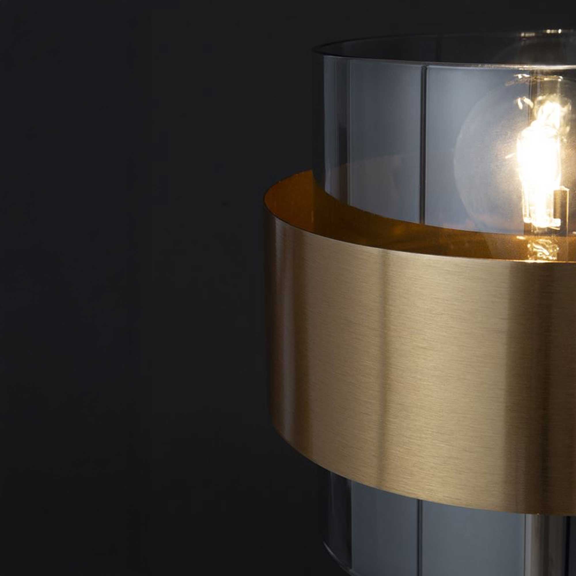 Nova Luce Sianna E27 üveg asztali lámpa