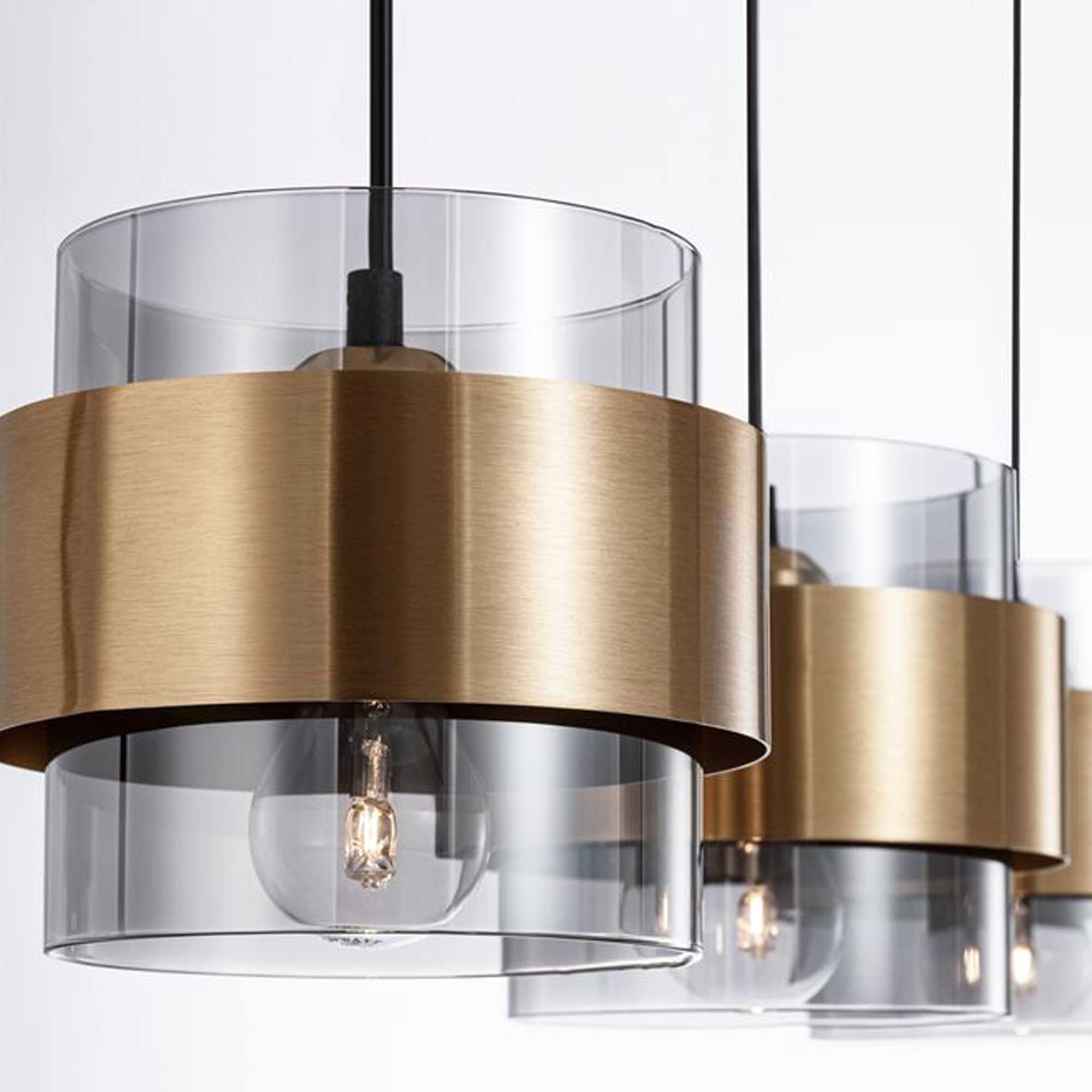 Nova Luce Sianna Sianna E27 hosszanti üveg függőlámpa