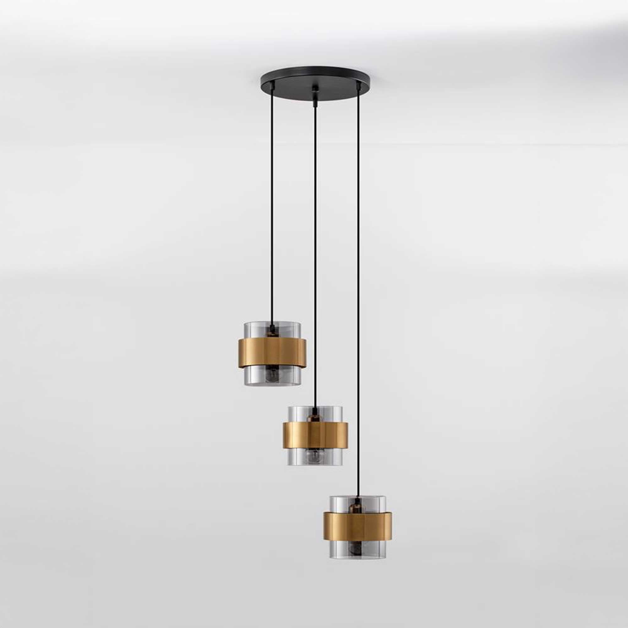 Nova Luce Sianna E27 üveg függő lámpatest függőlegesen