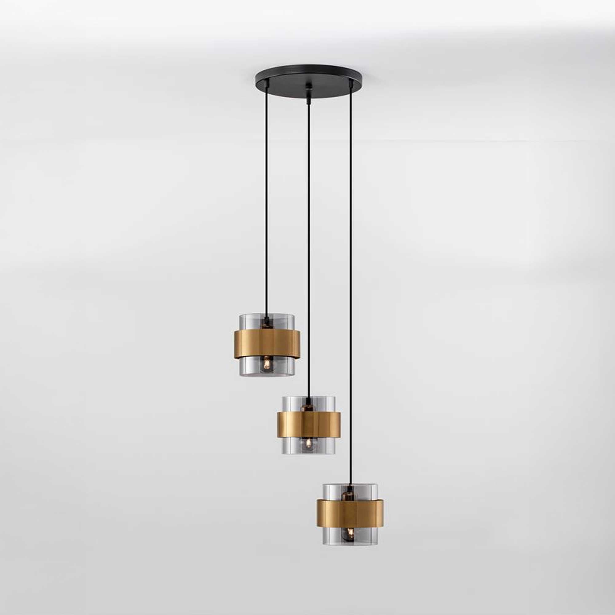 Nova Luce Sianna E27 üveg függő lámpatest függőlegesen