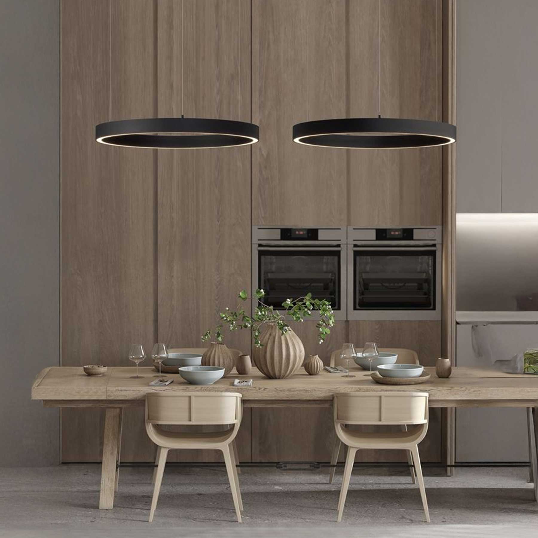 Nova Luce Sting LED kruhové závěsné svítidlo stmívatelné