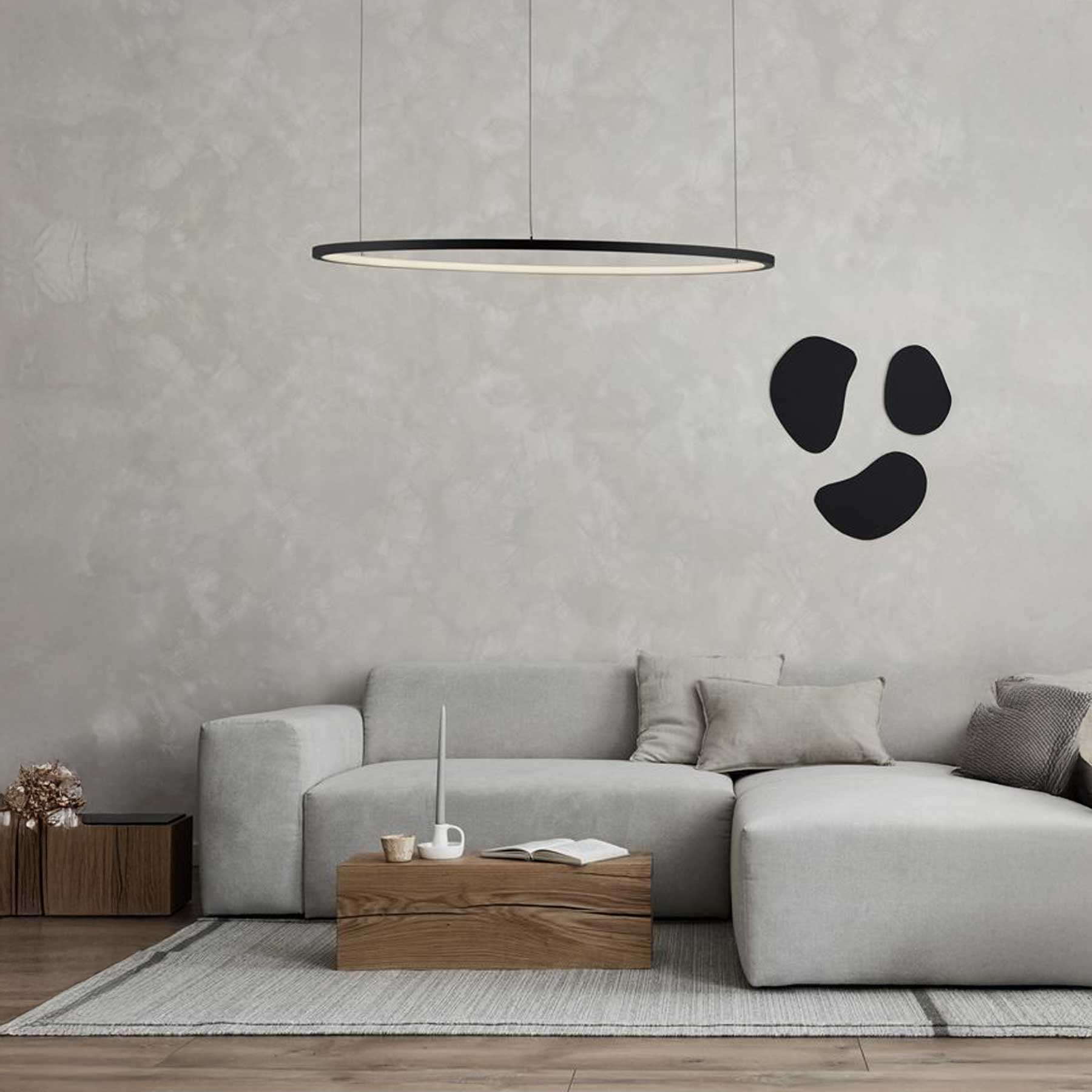 Nova Luce Tarquin LED kruhové závěsné svítidlo