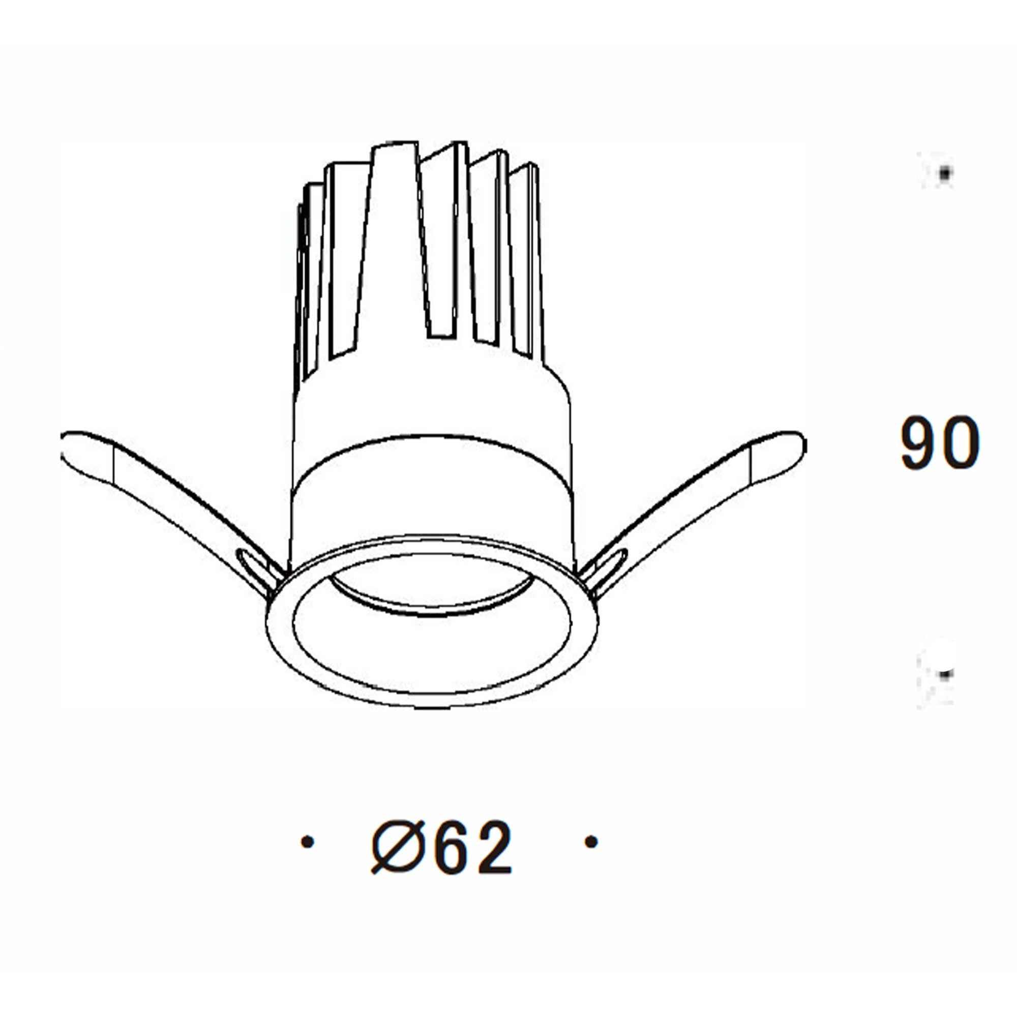Oculus L LED zápustné svítidlo Ra>90