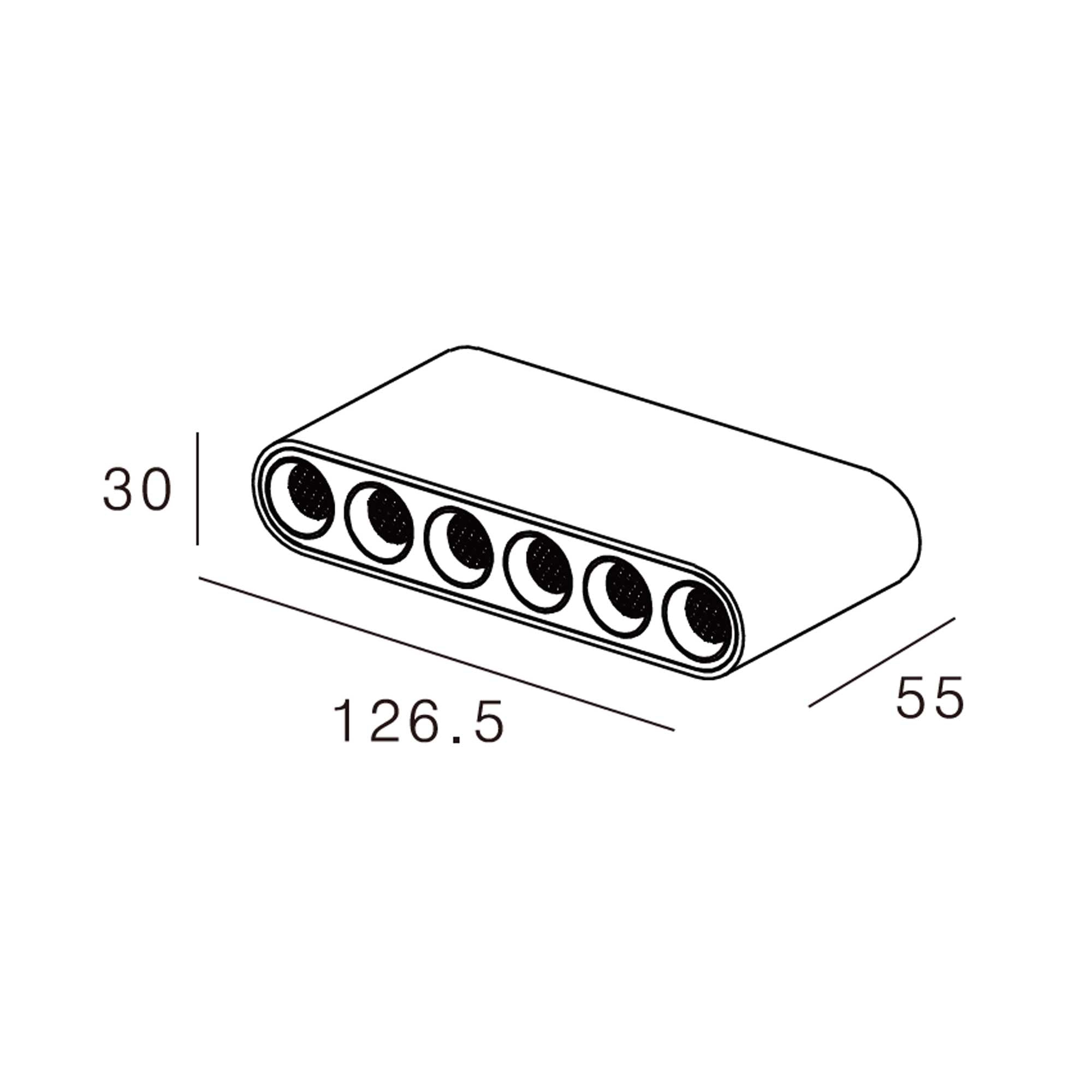 Striva LED stropní přisazené svítidlo Ra>90