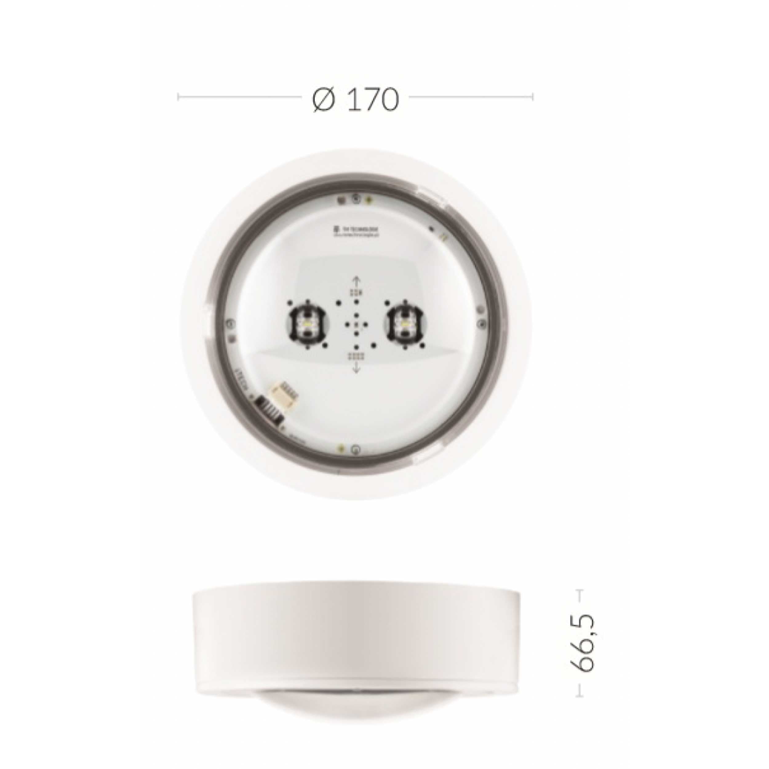 TM.ITECH M1 60 NM W antipanikus biztonsági világítás IP65